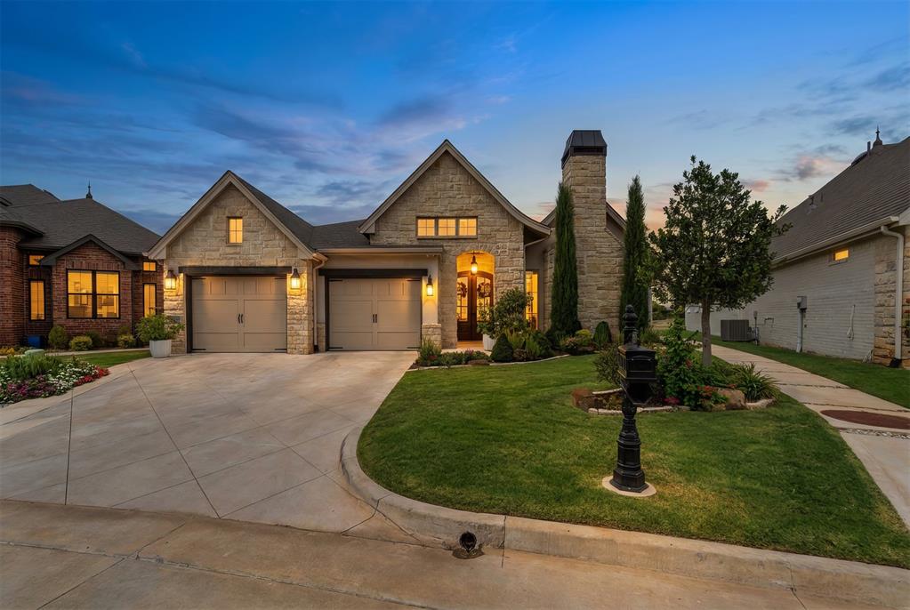 TRULY STUNNING HOME IN GATED RABBIT RIDGE ON OAK TREE GOLF COURSE! This exceptional one-owner home offers luxurious finishes, thoughtful upgrades & beautiful golf course views. Features include white oak hardwood floors, designer lighting, 3 fireplaces & high-end window coverings. The chef’s kitchen features a large island, gas cooktop, double ovens, oversized fridge/freezer, coffee bar & fabulous butler’s pantry. The main living area showcases soaring ceilings, wood beams, fireplace & large picture windows overlooking the golf course, opening to the dining area & dedicated bar with sink and beverage fridge. Spacious primary suite features a fireplace, golf course views, 2 oversized closets & luxurious bath with double vanities and soaking tub. Large guest bedroom + full hall bath. Versatile 3rd bedroom is currently used as a second living area and features 2 closets, hidden Murphy bed & fireplace. Pocket office with golf course views. Covered patio, 2 large garages + golf cart garage and attic Versa Lift. Luxury, style & an incredible Oak Tree setting!