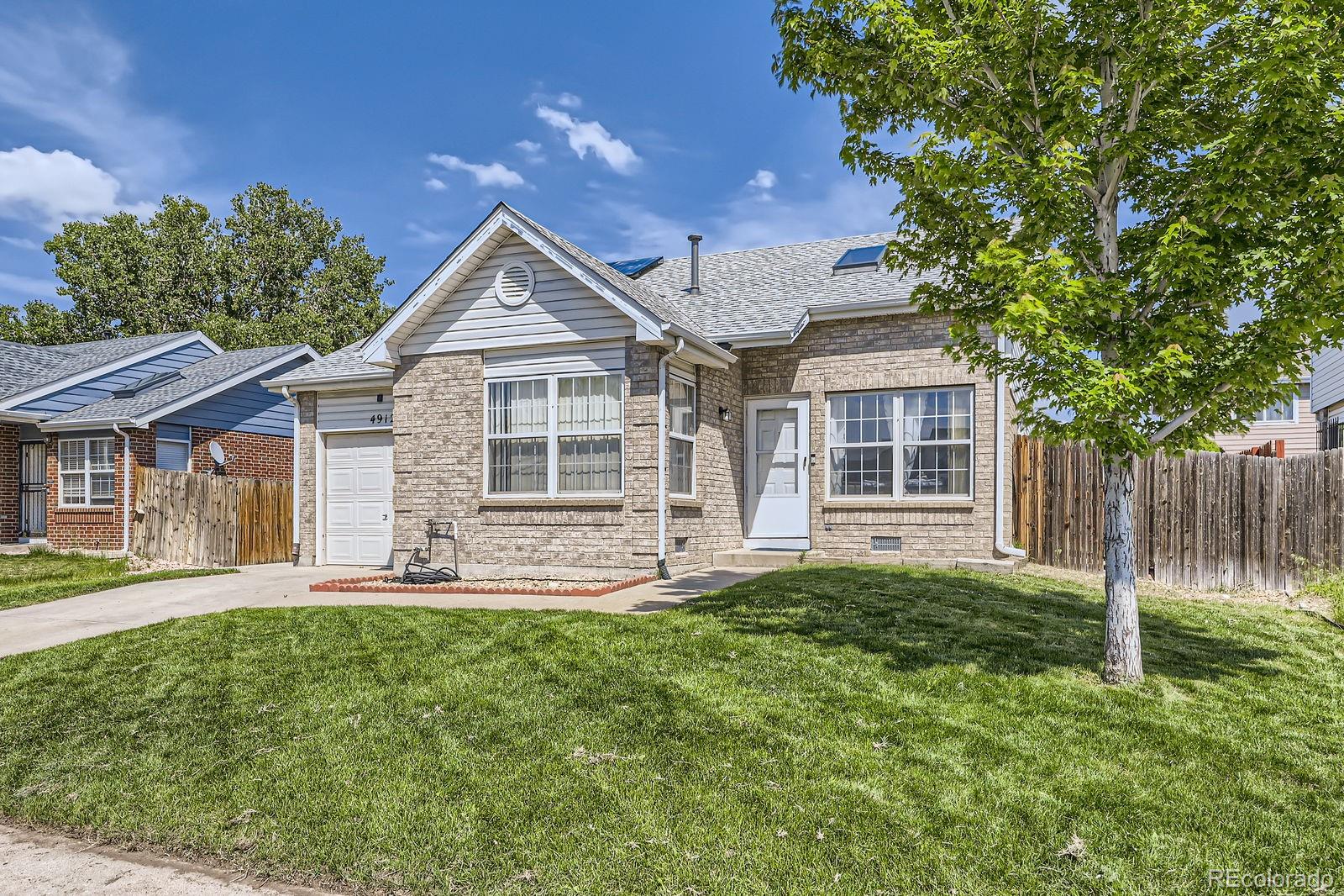 This exceptional single-family residence at 4912 Altura Street in Denver, Colorado, presents a unique opportunity for discerning buyers. Spanning 1,356 square feet, this bright and open home features 3 well-appointed bedrooms and 2 bathrooms, complemented by an attached 1-car garage. The convenient bonus room in the lower level can be used as a second living area or office. How does it get any better than that! The kitchen is equipped with newer stainless-steel appliances. Recent updates include AC, furnace, carpet on upper floor and brand-new roof.  
Enjoy the professionally landscaped yard with great pergola and sitting area, perfect for entertaining friends and family. This property includes a dog run and a shed. Low-cost utilities with Solar Panels. This one is a must see! Schedule your showing today!

This home comes with a 1-year Home Warranty and don't forget to ask about the $5,000 buyer credit towards closing costs, rate reduction and/or prepaids, when using our preferred lender Roy Shelton with Loan Factory (719) 291-1889.

***Si desea ayuda en español, por favor envíe un mensaje de texto al 303-437-9031 y nos comunicaremos con usted de inmediato***