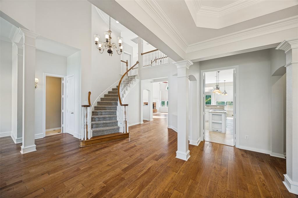 **PRICE IMPROVEMENT**Step into this well-maintained home with 360 views! Freshly painted throughout, this home boasts modern, neutral tones complemented by new window roll-down shades for added style and privacy. New carpet and wood floors have been installed throughout the entire home!With 5 bedrooms and 4.5 bathrooms, this home offers ample space for comfortable living. Downstairs offers multiple rooms for family gathering, or quiet nights by the fire. Escape to your air-conditioned bonus room located inside the garage, the perfect flex space for a home gym, office, workshop or craft room! At the top of the grand staircase is a split-level layout. One side features an in-law suite, alongside a finished out walk-in attic, providing easy access for all of your storage needs. Accompanying the bedrooms on the other side is a bonus living area adding versatility--ideal for a playroom, second living room, or media center. The expansive backyard is a true standout, offering a blank canvas for whatever your outdoor dreams entail.  The running creek and open space casts a peaceful backdrop for all your needs. Whether you’re an avid gardener, entertainer, or a large family, this backyard has the potential to be transformed into your personal oasis. Don’t miss the opportunity to own a piece of the highly sought after Springhill Estates neighborhood. The possibilities are endless!