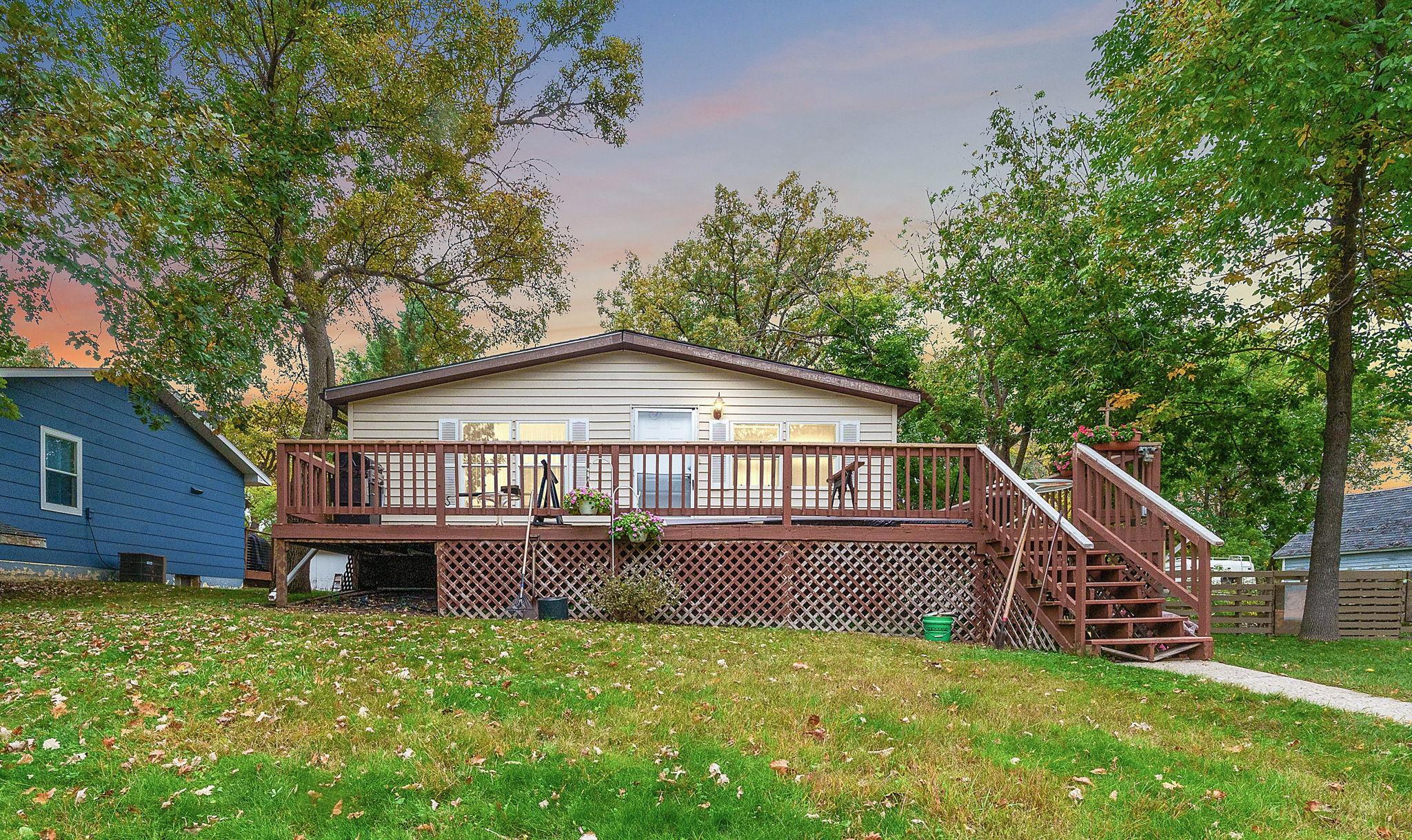 This 2-bedroom, 1-bath home offers over 1,000 square feet of single-level living with a functional layout and plenty of opportunity to make it your own. Inside you'll find a spacious living area, generous kitchen with plenty of cabinet space, in-home laundry and two good-sized bedrooms. Outside, mature trees surround the property and a large deck stretches across the front of the home, offering plenty of space to enjoy the yard. A detached garage provides additional parking and storage. The home is ready for some updating and TLC, making it a great opportunity for someone looking to build sweat equity, take on their next project, or simply create a home that fits their style. Conveniently located in Alexandria with plenty of potential!