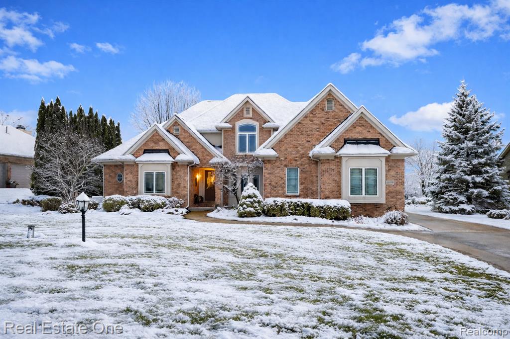 Absolutely stunning custom-built lakefront home with 101 feet of frontage on beautiful Pine Lake, set among meticulously landscaped grounds. Offering over 4,600 square feet of refined living space, this 4-bedroom, 4-bath residence combines luxury, comfort, and breathtaking views.The gourmet kitchen features custom cherry cabinetry, wood flooring, granite island, tumbled stone backsplash, and a dual-facing fireplace, flowing seamlessly into the great room where soaring ceilings and a dramatic wall of windows frame the lake. The primary suite is a true retreat, complete with panoramic views, trey ceilings, and a beautifully appointed bath.A newly remodeled finished lower level provides additional space for entertaining, while the sunroom and expansive new Trex deck with glass-panel railings offer the perfect setting to enjoy both sunrises and sunsets.Recent updates include a full-house generator, new furnace and air conditioner, new dock, and fortified break-wall. Pine Lake is ideal for fishing, kayaking, swimming, and relaxing pontoon evenings — exceptional lake living at its finest.