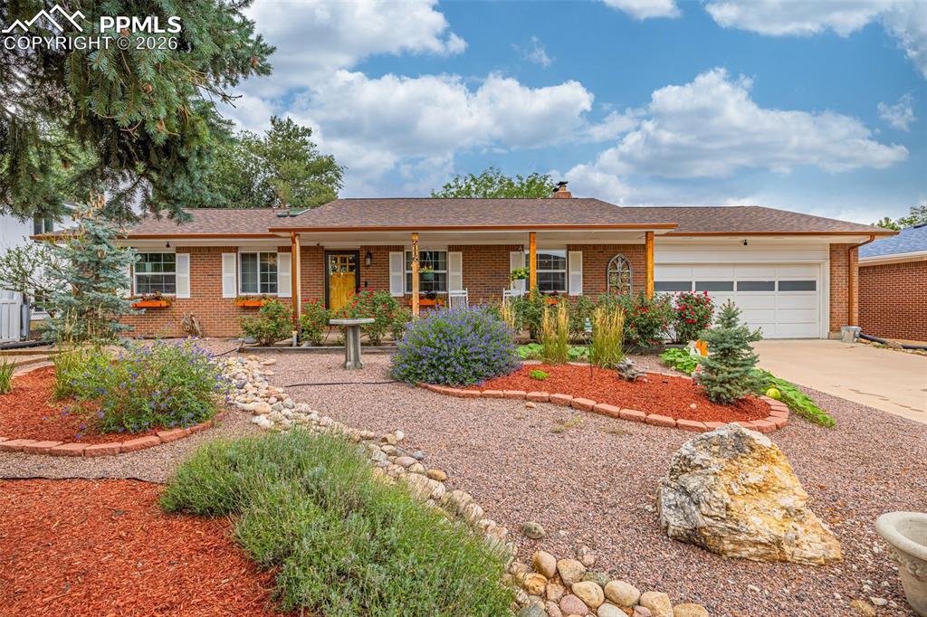 FULLY FURNISHED, NEW CLASS 4 ROOF AND COPPER GUTTERS 2025, NEW DECK WITH UNDER DECK DRAINAGE 2025, HOT TUB 2024, BASEMENT ADU, CENTRAL AIR, NO HOA - This stunning 5 bedroom, 3 bath residence with basement ADU located just minutes from the Broadmoor resort and Cheyenne Mountain hiking trails.  Inside, the main level welcomes you with an open-concept design featuring LVP flooring, abundant natural light, and seamless flow between the living, dining, and kitchen areas. The kitchen is fully updated with modern finishes, ample counter space, and storage. Three spacious bedrooms and two bathrooms complete the main level. Downstairs, you’ll find a full kitchen, two additional bedrooms, a bathroom, its own laundry area, and a walkout to the backyard. Oversized 2-car garage and additional gravel driveway provide plenty of parking.