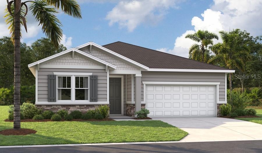 Under Construction. This thoughtfully designed home welcomes guests with a private en-suite bedroom located at the front of the home, complete with a walk-in shower and spacious walk-in closet for added comfort and convenience. The heart of the home is a stunning gourmet kitchen featuring beautiful finishes, ample prep space, and a layout that is sure to impress and appease any chef. Step outside to the expansive covered patio, perfect for outdoor dining, entertaining, or simply relaxing year-round. Combining elegant design with practical living spaces, this home offers the perfect blend of comfort, style, and functionality. SAMPLE PHOTOS, actual homes as constructed may not contain the features and layouts depicted and may vary from image(s).