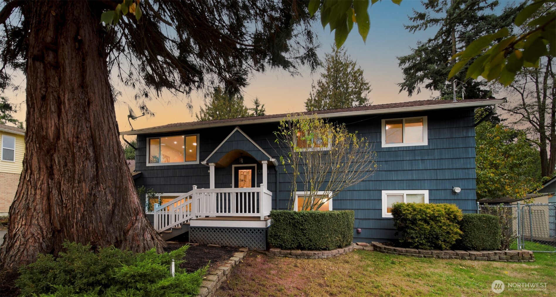 Ideally situated amongst magnificent fruit and cedar trees, this freshly updated Juanita gem provides privacy, functionality and convenience. The backyard retreat boasts a massive new Trex deck perfect for both quiet evenings and large gatherings. The entire interior of the home has been refreshed with new paint, carpet, stylish fixtures and impeccable finishes. Four bedrooms, 2.75 baths, an office AND a huge bonus room provide a functional and versatile floor plan. The fashionable kitchen is highlighted by quartz counters, SS appliances and a stunning backsplash. Primary bedroom features an en-suite bath and walk-in closet. Pre-Inspected. Lake WA schools, easy access to 405 and all the EastSide has to offer!