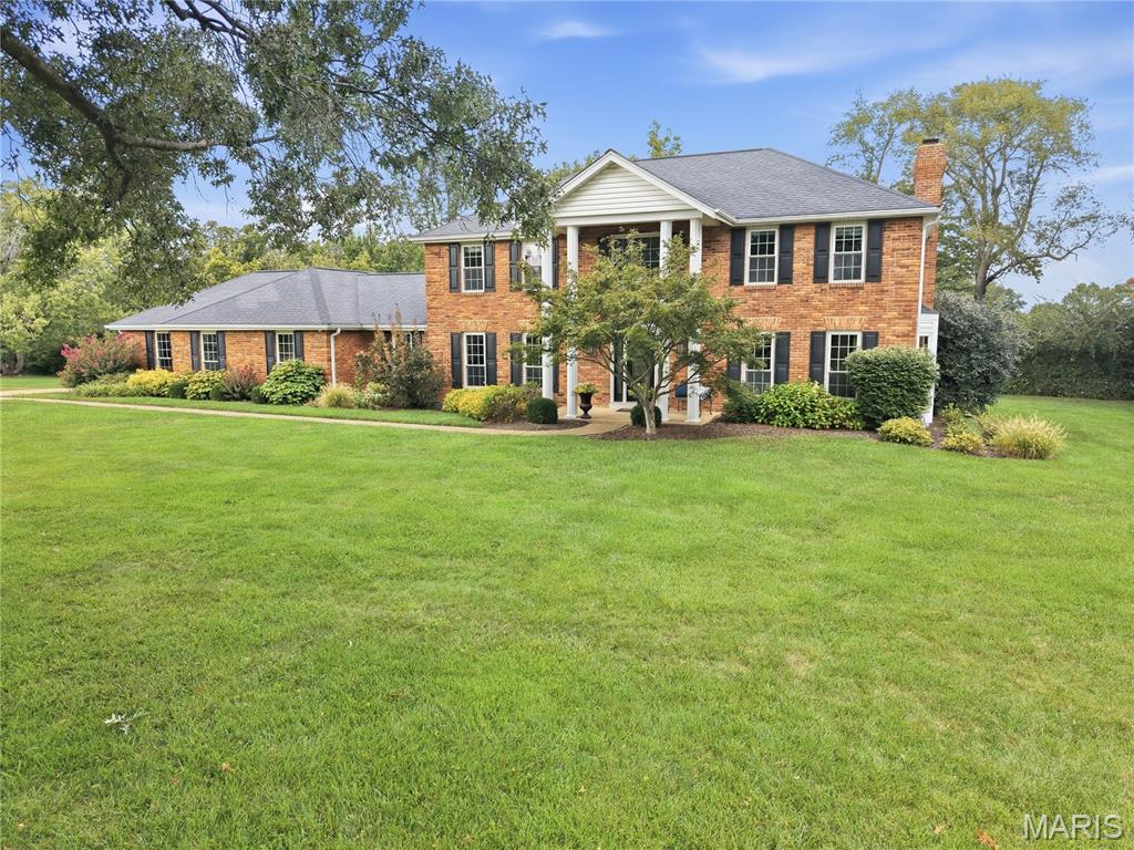 Welcome to 9 Clarkson Farm Dr, ideally situated just off Clarkson Road and near Forest Hills Country Club in one of Chesterfield’s desirable locations. This spacious 4-bedroom, 4-bath home offers approximately 3,200 sq. ft. of living space on nearly an acre of land, providing a wonderful combination of space, privacy, and convenience. The updated kitchen and bathrooms offer a fresh, modern feel, while heated floors in the upper-level bathrooms add an extra touch of comfort and luxury. Just off the rear of the kitchen, a screened-in covered porch provides the perfect setting for relaxing, dining, or entertaining while overlooking the expansive property. The finished lower level adds exceptional versatility with a large recreation area, sleeping area, and full bathroom—ideal for guests, hobbies, a home office, or additional living space. A 3-car rear-entry garage provides plenty of parking and storage while preserving the home's attractive curb appeal. The nearly one-acre lot offers room to enjoy the outdoors while being conveniently located near Clarkson Road, Forest Hills Country Club, shopping, dining, parks, and major commuter routes. A rare opportunity to enjoy generous indoor and outdoor living in a highly convenient Chesterfield location—close to everything, yet offering the space and privacy of an almost one-acre property.