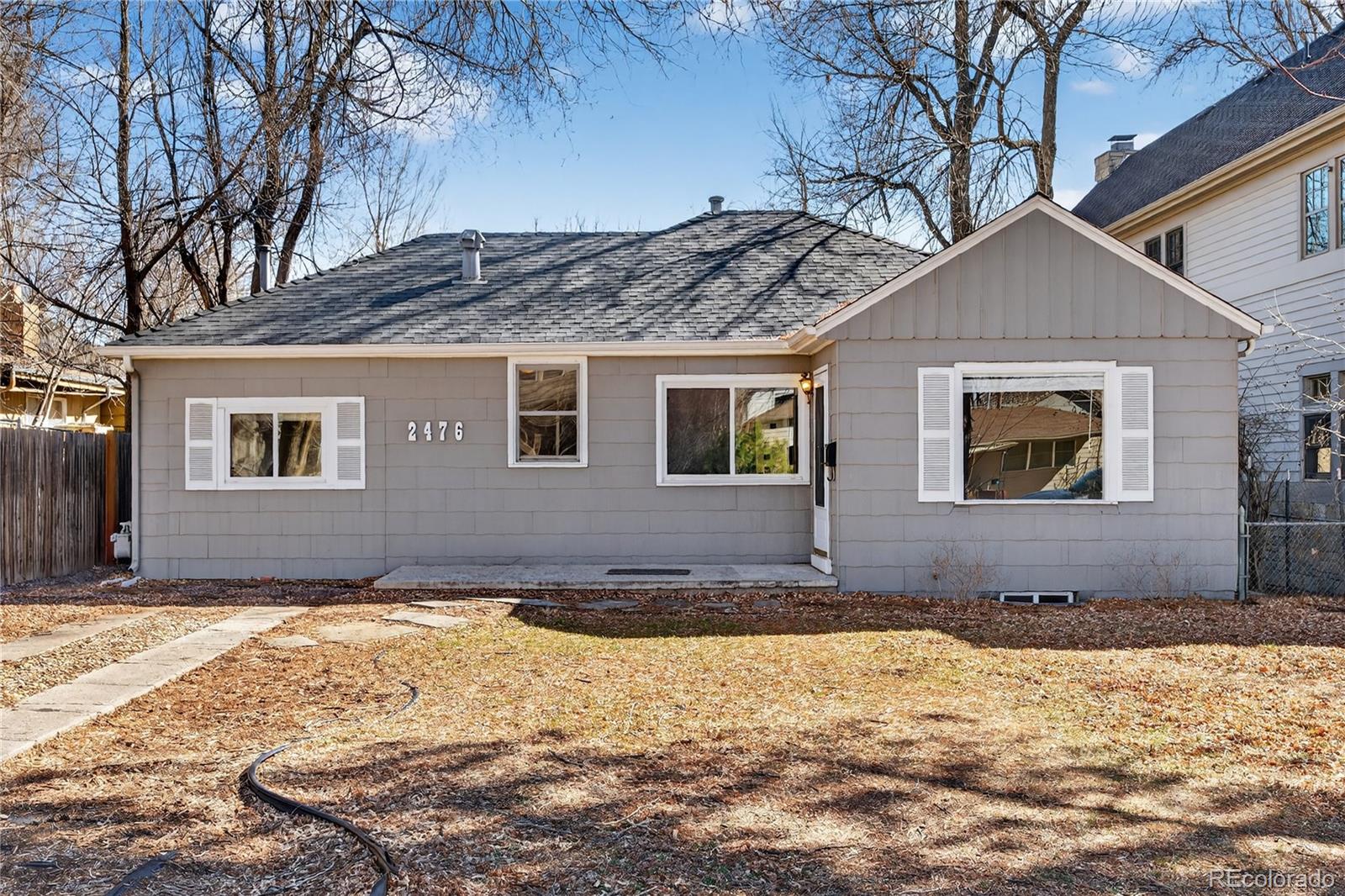 Discover this charming ranch-style residence in Denver’s highly coveted Observatory Park neighborhood. Nestled on a gorgeous street lined with mature trees, this home welcomes you with a spacious front yard and an inviting front patio. Inside, you’ll find a bright, open-concept living and dining area featuring beautiful wood flooring and massive windows that fill the space with natural light. The kitchen flows seamlessly into a cozy family room, where a sliding glass door leads to the backyard, creating the perfect indoor-outdoor rhythm for hosting and relaxation. The main level continues with two spacious bedrooms separated by a full bathroom. Downstairs, the finished basement provides a wealth of additional space, including a large bonus room, a third bedroom, a 3/4 bath, and a dedicated laundry area, plus a separate storage and utility room for all your organizational needs. Step outside to a sprawling, fully fenced backyard—a true oasis with mature shade trees, a convenient storage shed, and endless potential to customize your own outdoor sanctuary. This upscale location puts you just blocks away from the historic Chamberlin Observatory and the picturesque green spaces of Observatory Park, which features tennis courts, playgrounds, and sports fields. You are perfectly situated near the University of Denver campus and the vibrant shops and dining of South Pearl Street, including local favorites like Sushi Den and Stella’s Coffee House. With easy access to I-25 and just minutes from Downtown Denver, this home offers the ideal blend of peaceful neighborhood living and urban convenience!