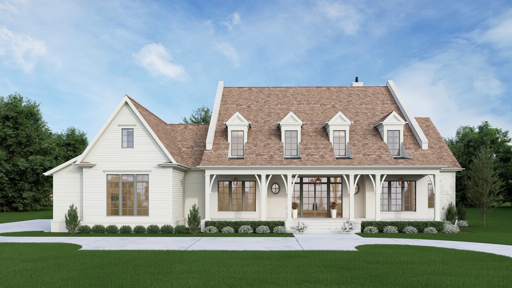 NEW CONSTRUCTION BY TENNESSEE VALLEY HOMES IN ANNA - BRENTWOOD'S PREMIER LUXURY NEW COMMUNITY!!~5 BEDS, 5 FULL BATHS & 2 HALF BATHS~MASTER SUITE & GUEST SUITE ON MAIN LEVEL W/ ALL GLASS SHOWER & MASSIVE WALK-IN CLOSET~DINING ROOM OFF OF FOYER W/ RADIAL STAIRCASE~KITCHEN OPENS TO GREAT ROOM W/ MULTI-FOLDING DOORS TO PORCH~HUGE LAUNDRY ROOM W/ CABINETRY & SINK~EXPANSIVE GREAT ROOM W/ TRAY CEILING & BEAMS~SPACIOUS ISLAND KITCHEN W/ ENLARGED ISLAND & SEPARATE BUTLERS PANTRY~MAIN LEVEL BUTLERS BAR W/ SINK, BEVERAGE CENTER & ICE MAKER~MUD ROOM W/ CUBBIES~HARDWOOD THROUGHOUT~MASSIVE BONUS ROOM W/ DEDICATED SERVING BAR & HALF BATH~ENORMOUS REAR COVERED PORCH W/ FIREPLACE & OUTDOOR GRILL STATION~4-CAR SIDE-LOAD GARAGE~1,000 SQ FT POOL HOUSE WITH ENTERTAINMENT ROOM, EXERCISE ROOM, KITCHENETTE & POOL BATH~TOP OF THE LINE DESIGNER FINISHES THROUGHOUT~0.88 ACRE LOT!