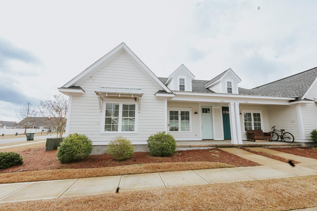 Most convenient location in town. You will love cozy living in this like new condo unit in fabulous Jamestowne at Madison Grove. Built in 2023, two bedrooms and one bathroom with 906 square feet makes living easy with beautifully finished kitchen and bathroom. Low maintenance LVP flooring and neutral paint color throughout means you can move right in! Quarterly HOA fee includes yard maintenance and Clubhouse amenities including resort style swimming pool, fitness center, and private dining rooms and kitchen. This location feel like you are minutes from all that you need but is located in the county so no city school tax. Call today to schedule your appointment. Owner Financing is available as a negotiable term of purchase.