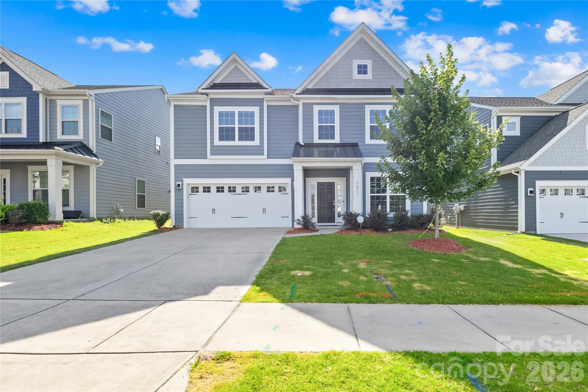 Zoned for the highly desirable Cox Mill schools, this beautifully maintained home offers approximately 3,100 square feet with 5 bedrooms, 3 full bathrooms, a gas range and a guest bedroom with a full bathroom on the main level! Located in the sought-after Edenton at Cox Mill community, this spacious 2-story home also features a versatile loft and a front-entry 2-car garage. The refrigerator, washer and dryer are included with the home.The main level offers an open and inviting floor plan with a spacious great room and fireplace. The gourmet kitchen showcases white cabinetry, granite countertops, a two-tier island, stainless steel appliances, tile backsplash, gas range with hood, wall-mounted microwave and oven, a butler’s pantry and a separate walk-in pantry. The kitchen flows seamlessly into the breakfast and dining areas, creating an ideal layout for everyday living and entertaining.The main-level guest bedroom and full bathroom provide excellent flexibility for visitors, a home office or multigenerational living. Upstairs, the expansive primary suite includes a walk-in closet and private en-suite bathroom. Three additional bedrooms, two full bathrooms, a spacious loft and a conveniently located laundry room complete the second floor.School assignments include Cox Mill Elementary, Harris Road Middle and Cox Mill High School. Conveniently located near Concord Mills and Highland Creek, with easy access to I-85, I-485, shopping, dining and entertainment.