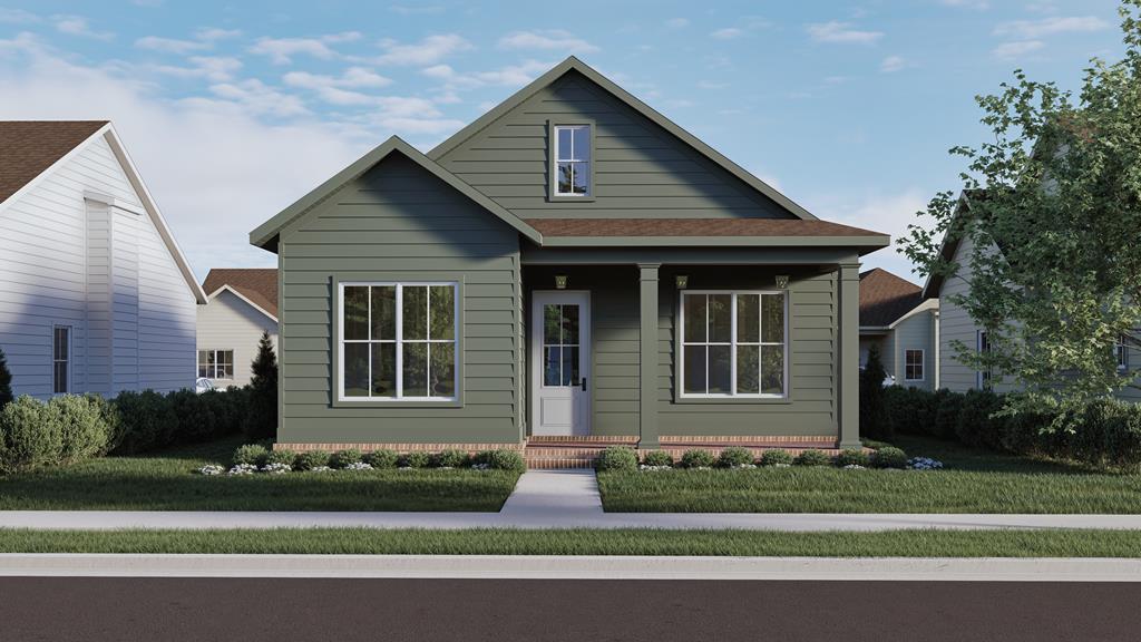 This thoughtfully designed new construction cottage is located in the highly desirable Cassidy Farm subdivision, directly across from Cassidy Park, which is currently undergoing transformation to include an 18-hole disc golf course, walking sidewalks, a fishing dock, and more—creating a unique lifestyle opportunity right outside your front door.    Offering 3 bedrooms and 2 bathrooms, this home features 10-foot ceilings throughout with elevated 11-foot tray ceilings in both the primary suite and main living area, enhancing the open and airy feel.    This home was professionally designed by an interior designer, with all finishes curated to deliver a cohesive, high-quality design throughout—where affordability and quality come together.    The spacious primary suite includes a large bedroom with tray ceilings and flows into a well-appointed bathroom featuring double vanities, a luxury shower, and a walk-in closet with custom wood shelving.    The open-concept kitchen overlooks the living and dining areas, offering a functional layout ideal for both everyday living and entertaining.    Additional interior features include a dedicated mudroom and a well-positioned laundry room for convenience.    Exterior highlights include architectural shingles, Hardie board lap siding, brick skirting, and brick paver accents, delivering a timeless and durable Southern-style finish. The home also features covered front and rear porches, perfect for enjoying the outdoors.    A blower door test will be conducted to ensure minimal air leakage, contributing to a more energy-efficient home with improved comfort and lower utility costs. A gas tankless water heater further enhances efficiency with on-demand hot water.    Homes are currently under construction. All showings must be coordinated with the listing agent.    Seller is a licensed real estate broker in the state of Georgia, license #340473.    Important: All materials and finishes have been pre-selected and purchased. The home is being sold with these selections in place.