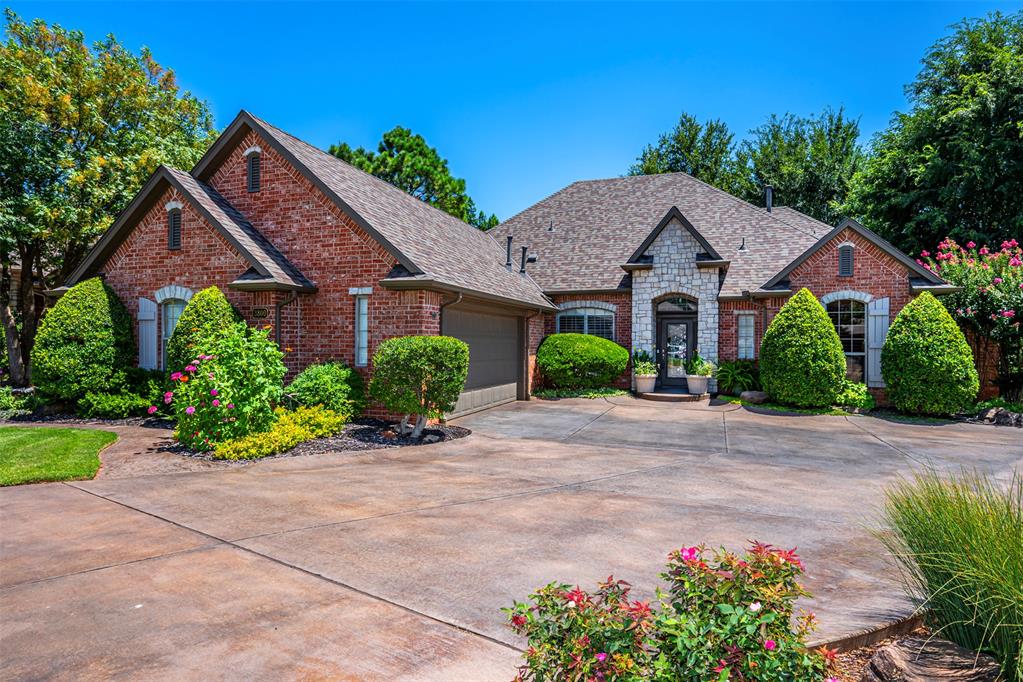 This beautifully updated home located at the end of a private cul-de-sac has been meticulously maintained throughout! Quality construction is evident with the beautiful custom cabinetry & trim throughout! The features of the kitchen include, Wolf cook-top stove, Sub-Zero fridge and a Fisher-Paykel double dishwasher, stunning granite countertops & cabinetry with ingenious storage areas!
The back yard... it's an OUTDOOR OASIS! Absolutely breathtaking landscaping, covered back patio with curtains, out door kitchen w/fireplace, beautiful walkways take you into a garden of greenery surrounded by black iron fencing which has a gate to access the paved walking trails in the greenbelt. You'll find yourselves spending more time outside than in enjoying your serene garden!  New roof, 9/2022, recent HWT, Heat/air replacement gives you peace of mind against expensive repairs for years to come! HOA fees include greenbelt, recreational area & community pool maintenance! Be sure and book your tour today! This one won't last long!