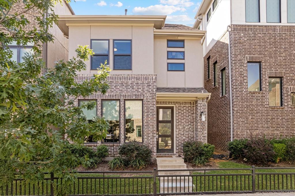 Welcome to 8012 Zeppos Drive, located in The Commodore at Preston, one of Plano’s most vibrant and convenient communities just off Preston Road and Highway 121. This stylish three-story home features 3 bedrooms, 2 full baths, and 2 half baths across 1,859 sq. ft. of thoughtfully designed living space. The first floor showcases an open-concept design with real wood floors, a modern kitchen with quartz countertops, freshly updated cabinetry, and a convenient half bath for guests. All bedrooms are on the second floor, while the third-floor loft provides a flexible space perfect for a home office, media room, or game room. Positioned on an inner lot facing a peaceful green space, this home offers a sense of privacy while maintaining a low-maintenance, zero-lot lifestyle—ideal for busy professionals, pet owners, or anyone seeking easy living with style. Enjoy quick access to shopping, dining, and major commuter routes, plus the benefits of being zoned for Frisco ISD schools. Whether you’re searching for your next home or a smart investment opportunity, 8012 Zeppos Drive delivers modern comfort, convenience, and value in the heart of North Plano.