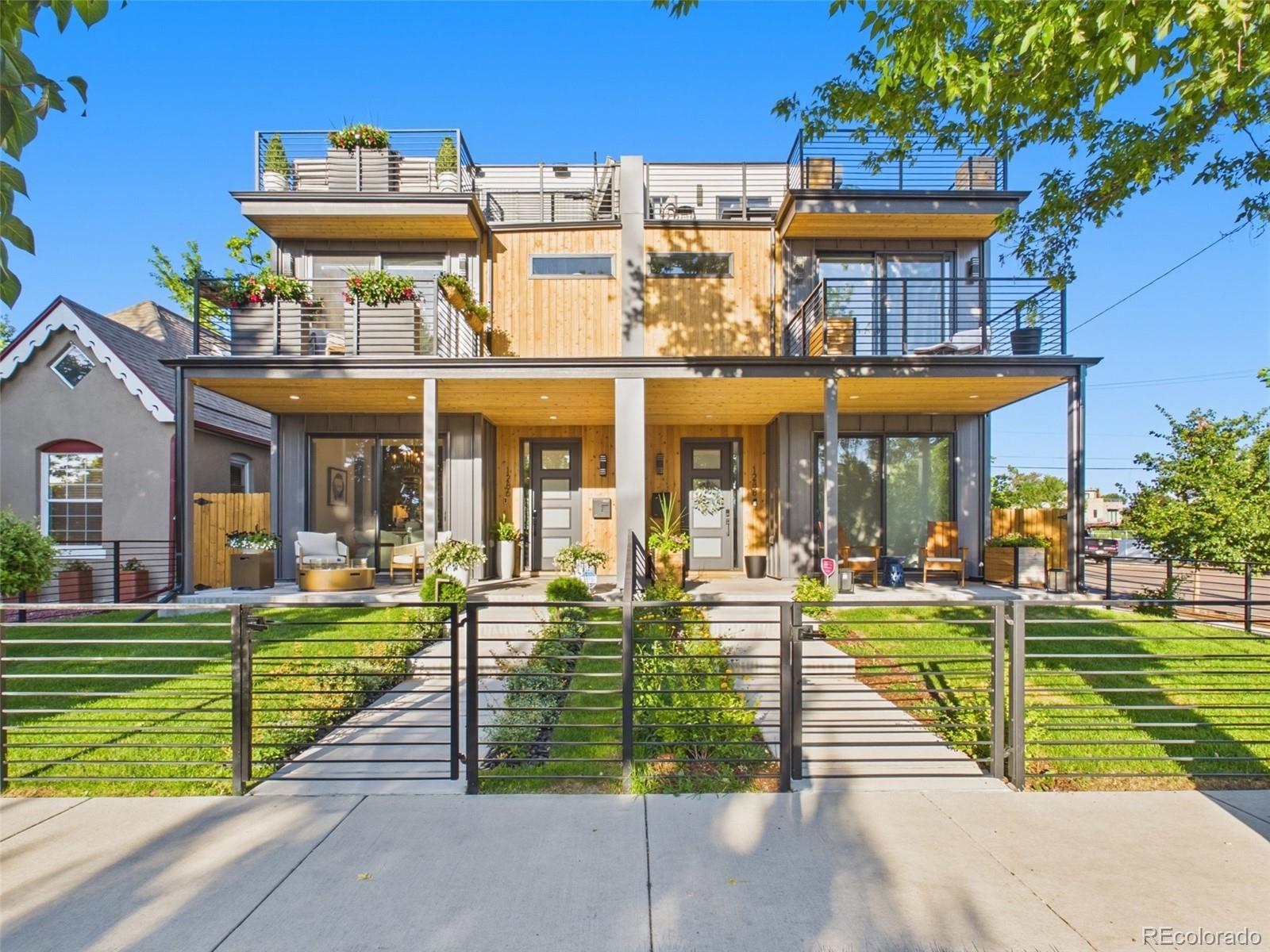Welcome to 1286 S Pennsylvania—a masterfully built Platt Park residence located in one of Denver's most sought-after neighborhoods. Designed for the discerning lifestyle buyer, this exceptional home harmonizes sophisticated indoor living w/ resort-caliber outdoor entertainment space. The home features a full luxury chefs kitchen - high end appliances including a ZLine 6-burner gas range, Frigidaire Professional refrigerator,  Bosch dishwasher and Bosch microwave. The sleek living room opens up to custom sliding doors to an outdoor oasis; a new motorized Azenco Pergola system, fully automated screens and louvers, a MisterMister system and an outdoor Monti Alpi kitchen and integrated pizza oven. A custom installed gas fire pit on the patio creates an effortless indoor-outdoor flow. Escape to the exquisite primary suite boasting a tranquil bath, walk-in shower and a deck w/picturesque views. The third-level flex space flaunts a wet bar and beverage refrigerator. Opening up to a sprawling rooftop deck w/incredible W&N facing viewsm featuring a Fortitude Adirondack hot tub w/ custom lighting and sound system! The home's smart technology is integrated throughout w/NetGear whole-home internet, Sonos amps and speakers on three levels, Ring security systems, and Kichler smart landscape lighting—ensuring a modern convenience. Meticulous upgrades include radiant floor heating in the primary bath, sealed garage floor and custom storage, new professional landscaping and a K-9 artificial turf system. Located close to iconic dining places - Sushi Den, Izakaya, and Ototo, as well as a seasonal farmer’s market, ensures that the residents have the best of Denver's culinary and shopping experiences. This home comes with the assurance of being crafted by one of the neighborhood's top builders, ensuring quality and durability. It promises prospective homeowners a blend of elegance, functionality, and convenience.