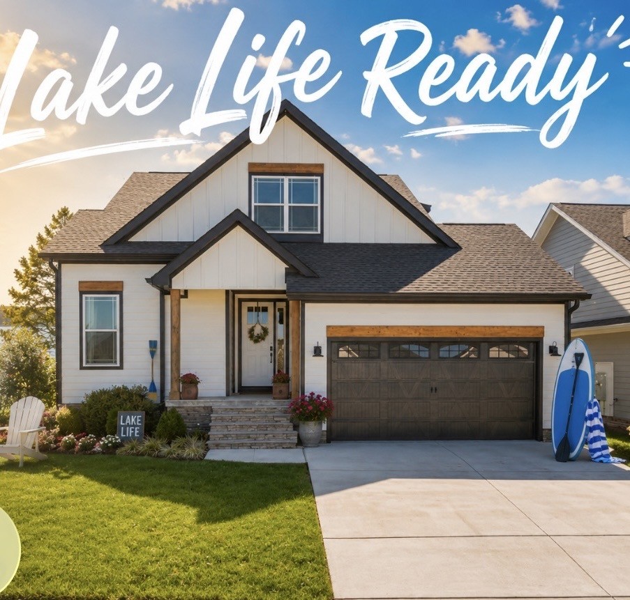 OPEN TO CONSIDERING REASONALBE OFFERS!! DON'T PASS UP THIS AMAZING OPPORTUNITY!!  Lake life is waiting for you! BUYER INCENTIVES: Seller will pay ONE year of HOA dues with an acceptable offer. Home is turnkey ready. Selling fully furnished with all appliances and TVs, and available for immediate possession. Can be used aa your primary home, a fun weekend getaway, or an income-boasting rental. This stunning, excellently cared for home is crafted with timeless details, featuring both indoor and outdoor stacked-stoned fireplaces that create warm, inviting spaces year-round. The open concept design is enhanced by rich wood beams, high ceilings, and natural light. The huge kitchen island is perfect for gathering around with family and wonderful new neighbors! The master is on the main level and features a very spacious en-suite with a large walk-in closet. The 2nd main level bedroom could be used as office space. Upstairs, the bonus room has a pull-out couch, a 3rd bedroom, and an oversized 4th bedroom, giving you multiple options for using your space. 2 keypad locked storage attics to keep items secure if used as a rental. Garage and back patio are finished with epoxy flooring, and the included gas grill is hard lined into the home's gas service. Full lawn irrigation system with a smart app controller. Every detail in this home is designed with elegance and functionality in mind, making it the perfect balance. Discover refined lake living with low maintenance and a HOA that takes care of your lawn. Twin Creeks residents enjoy an impressive list of amenities, including a full-service marina, clubhouse, and 3 pools. Come and explore this exquisite, gated community, where peace and luxury meet.