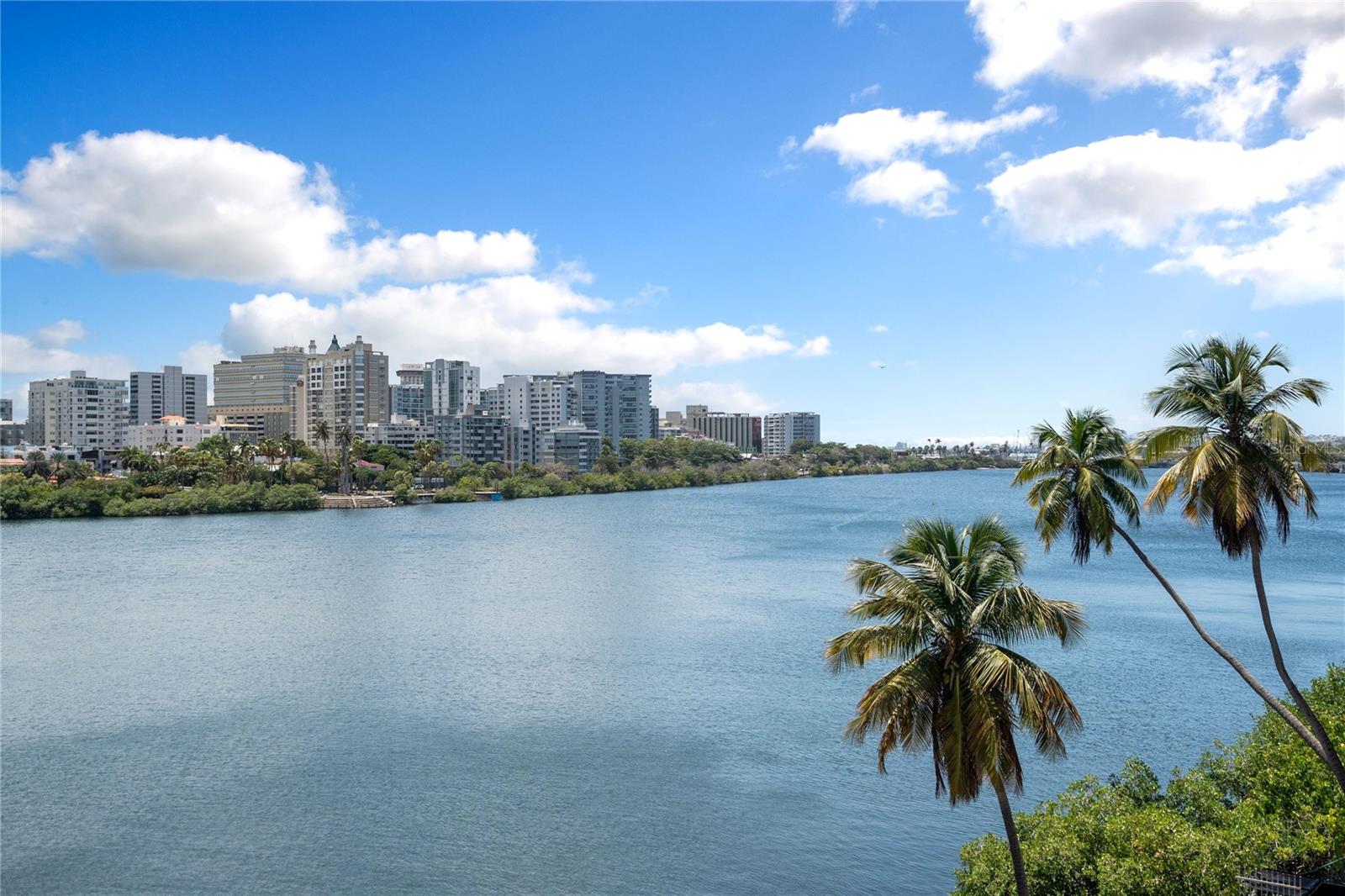 Million dollar views greet you as you step into this turnkey penthouse apartment at Condado La Rada. Enjoy sweeping 180-degree views of the Lagoon from your apartment. The balcony allows you to soak in the morning light as you enjoy your coffee,  or relax as you watch the changing lights of the city as the sun sets over the Lagoon.  Own a piece of history at this mid century tropical architectural gem in the heart of Condado. The apartment provides ample space, featuring a full renovated kitchen, washer and dryer, two designated sleeping areas with glass windows that fill the space with natural light, two bathrooms, and space to entertain both indoors and outdoors with a Lagoon facing balcony and gated foyer. Offered fully furnished, don't miss the opportunity to make this rare find yours. This penthouse apartment includes 2,114 square feet of flat roof rights and a storage space above the unit. Located right on Ashford Ave., this phenomenal apartment provides easy access to all the excitement Condado has to offer while still granting a sense of quiet and relaxation for you or your tenants.With STRs permitted, this property offers flexibility for both personal use or smart investment. This exceptional property allows you to live in one unit and rent the other, or rent both as separate units. Residents and tenants also enjoy access to La Rada’s Lagoon-level pool, and the unit includes a long-term leased parking space. The building’s lobby-level coffee shop and mini market add everyday convenience, and its prime location allow easy access to Condado's vibrant restaurant scene. Enjoy nightlife, shopping, amazing beaches, parks, access to top hospitals and premier schools right outside your door.