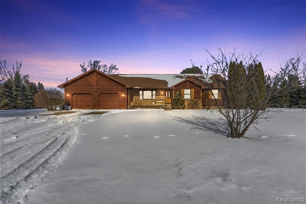 Do not miss this rare opportunity to own a sprawling ranch home paired with a truly turnkey equestrian facility in Birch Run, located within the highly sought-after Frankenmuth School District.This newly renovated 3-bedroom ranch offers generous living space, featuring a large kitchen with eat-in dining, a formal dining room, a comfortable family room, and a welcoming living room with a fireplace—perfect for both everyday living and entertaining. The expansive basement includes egress windows and is ready to be finished, offering endless potential for additional living space, a recreation area, or home gym.Equestrians and animal professionals alike will appreciate the versatile barn and training facilities. The 120’ x 65’ heated indoor arena was most recently used as a dog training facility and is currently finished with AstroTurf, which can be removed at the buyer’s discretion to convert back to a traditional riding surface. The barn also features six 12’ x 12’ stalls, a 16’ x 12’ foaling stall, a hot/cold wash rack, an enclosed feed room, and a spacious 43’ x 23’ lounge—ideal for viewing, relaxing, or hosting.The property includes three lean-tos located in the pastures, providing additional shelter for horses, along with ample outdoor space well-suited for turnout and training.This exceptional property offers a rare blend of comfortable ranch-style living and flexible, professional-grade animal facilities—perfect for equestrian use, training, or multiple agricultural pursuits. Schedule your private showing today!Buyers agent to verify all information.