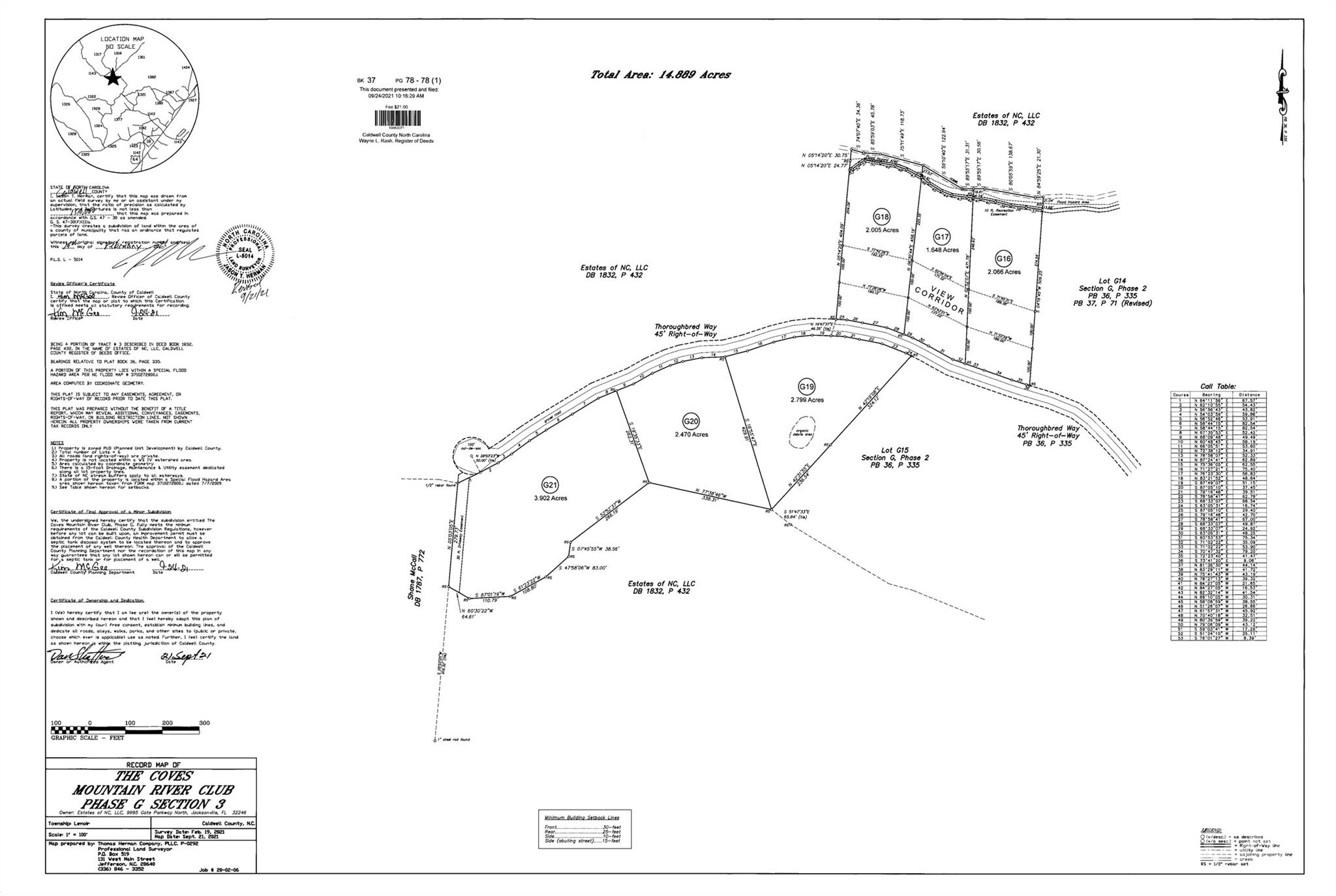 2.07 acres, 2058 Thoroughbred Way Lot G16