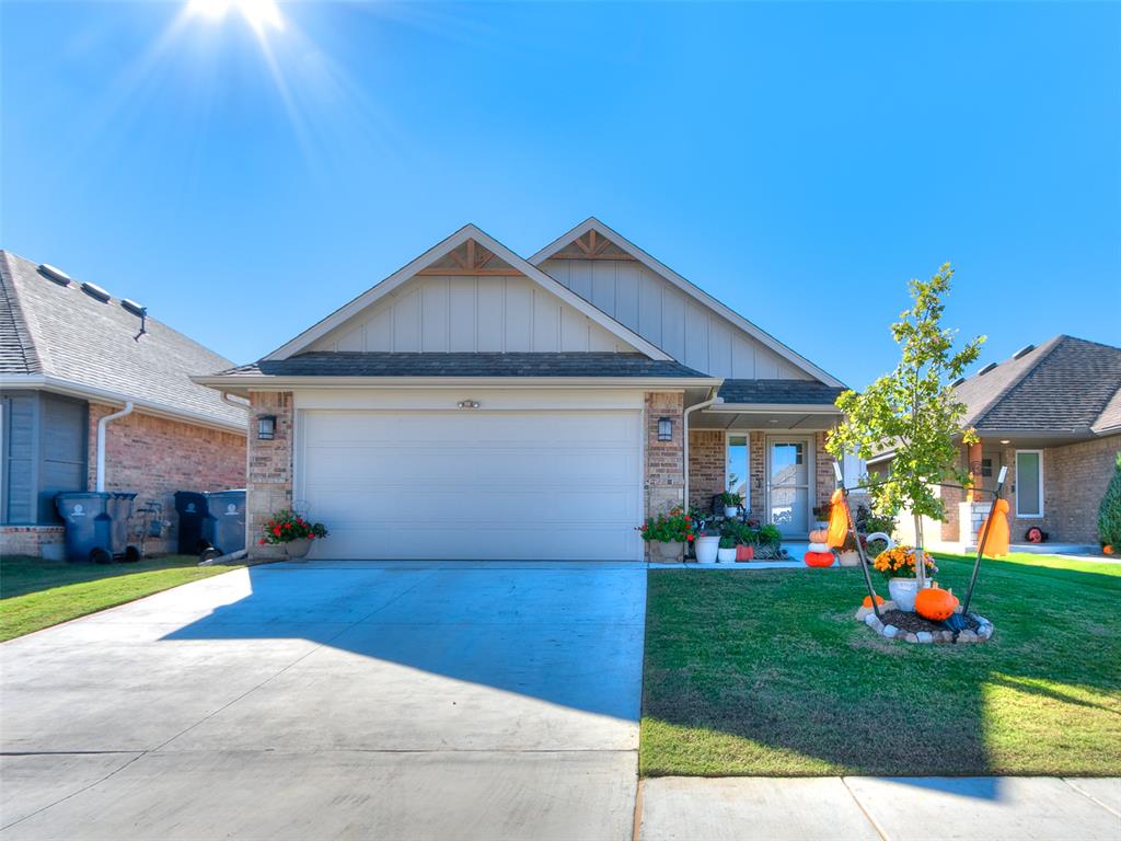 This stunning, less-than-a-year-old home offers all the benefits of new construction — plus thoughtful upgrades that make it truly move-in ready. Inside, you’ll find beautiful quartz countertops, stainless steel kitchen appliances, a storm shelter, and an EV charger conveniently located in the garage.   Recent upgrades include custom blinds and window treatments, ceiling fans in all bedrooms, full guttering, a storm door, and solar panels to help lower your electric bills. You’ll also love the new storage shed in the backyard — perfect for tools, hobbies, or extra storage space.  Located in a vibrant neighborhood featuring a clubhouse, playground, and community pool, this home is ideally situated near top-rated schools, popular restaurants, and entertainment venues.  Don’t miss your chance to own this better-than-new home that blends comfort, efficiency, and convenience — all in one perfect package!
