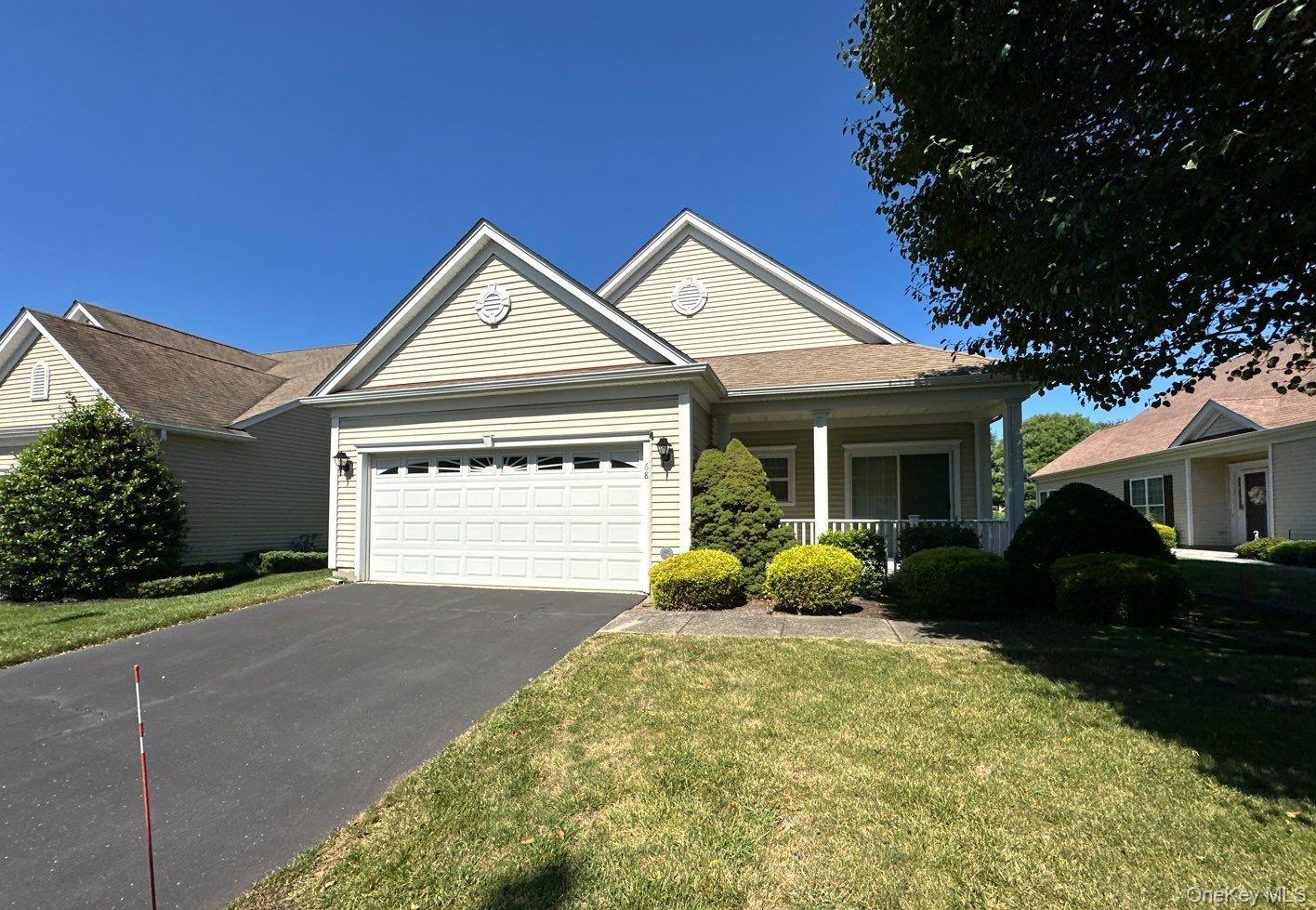 Fantastic one level condominium style unit in a fabulous 55+ gated community spacious living with fireplace, formal dining room, Eat - In - Kitchen, 2 Full bathrooms.  This amazing unit gets beautiful sunlight and has exceptional potential, great layout, and presents a wonderful value.