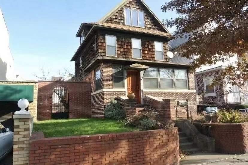 PRIME DYKER HEIGHTS INVESTMENT AND END-USER OPPORTUNITYFully Detached 2-Family Home with Massive 4,500 Sq Ft Expansion Potential!Address: 1433 Bay Ridge Pkwy, Brooklyn, NY 11220KEY PROPERTY HIGHLIGHTS AND INVESTMENT VALUE: Massive Lot and High Expansion Potential: Sitting on an oversized 40 ft x 100 ft (4,000 sq ft) lot, this property offers the rare opportunity to build out or expand up to approximately 4,500 sq ft. Perfect for investors, builders, or end-users looking to create a custom home. Fully Detached 2-Family Layout: Brick and wood frame construction featuring spacious floor plans and a fully finished basement equipped with a large family room, classic tin ceilings, washer/dryer hookup, half bath, and mechanicals. Private Driveway and Yard: Includes a private driveway that fits 2 cars, plus a generous front yard and a spacious backyard with a storage shed. Prime Location: Nestled in the heart of desirable Dyker Heights. Minutes away from the subway, public transit, and all the vibrant dining and shopping that 13th Avenue has to offer.PROPERTY DETAILS: Property Type: Fully Detached 2-Family Home Lot Size: 40 ft x 100 ft (4,000 Sq Ft) Buildable/Potential Size: Up to approx. 4,500 Sq Ft Layout: 1st Floor: Large bedroom, living room, dining room, eat-in kitchen, full bath, and office area. 2nd Floor: Large bedroom, galley kitchen, dining room, and full bath. Basement: Fully finished with recreation space, laundry area, and 1/2 bath. Utilities: Central A/C, Gas/Electric heating, No HOA fees.