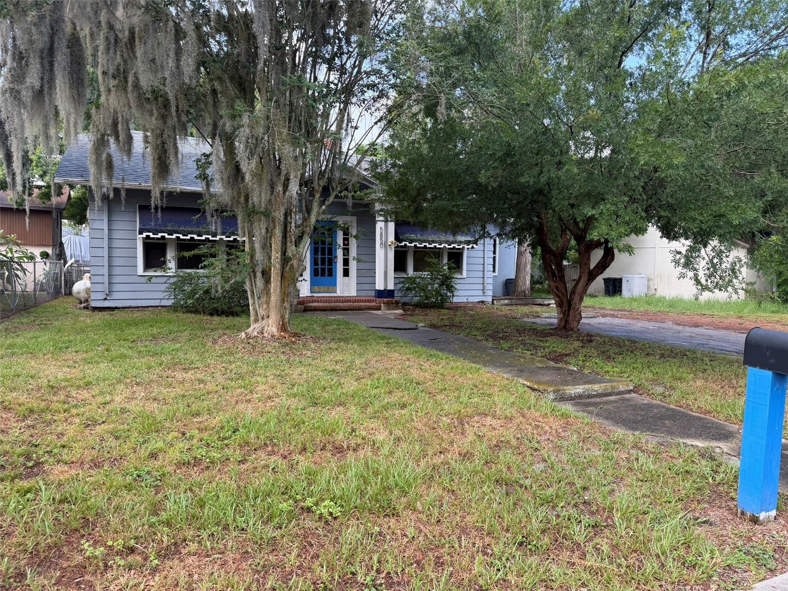 Excellent opportunity in downtown New Port Richey, just a short walk to shops and restaurants. This home is atrue fixer?upper and will require renovation. The detached shed/garage in the back also needs work. Whetheryou’re considering a full remodel or a tear down, the property offers strong potential. Located in a non floodzone, so no flood insurance is required.  Rear Structure is an old shed/garage. AS-IS with right to inspect.