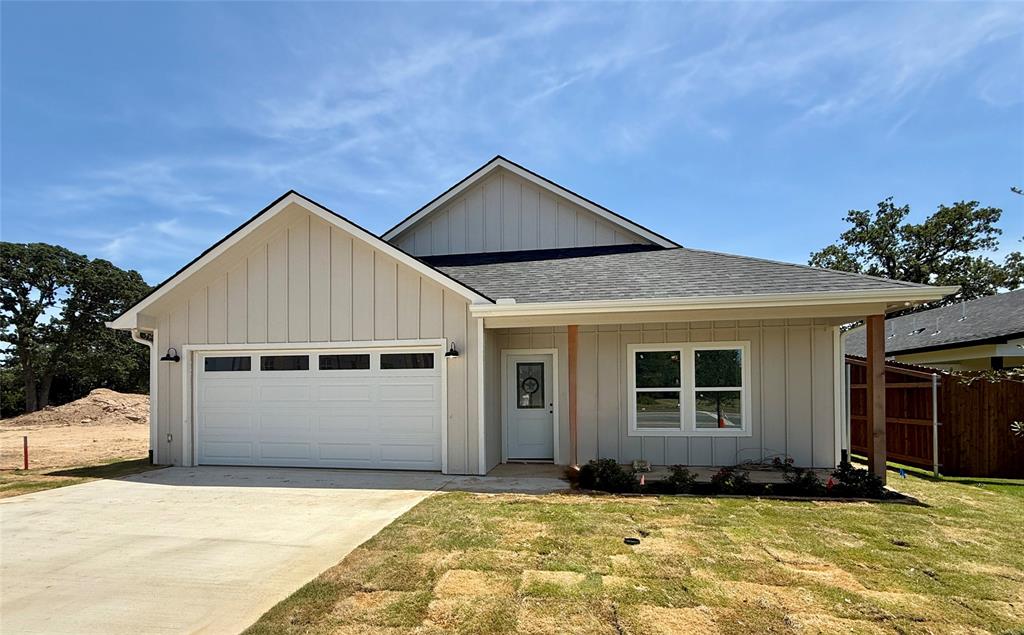 Make a fresh start in this NEW construction 3bed, 2bath home conveniently situated near schools and city amenities. Elegant updgrades come with this thoughtfully designed floor plan. Yard maintenance with be easy-peasy with sod grass and built-in sprinklers. Plus, a landscaped yard and an inviting front porch give you instant curb appeal and charm. Inside, you'll find luxurious granite countertops in the kitchen and luxury vinyl plank flooring. Privacy wood fencing in the backyard provides a nice space for family, guests, or pets. Watch your home being completed and be the first to live in it!
