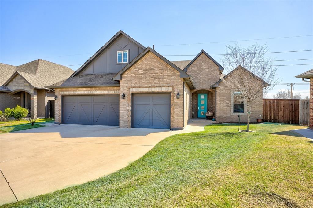 Step into luxury with this beautifully designed 4-bedroom, 2.5-bath home, complete with a versatile bonus room! Nestled in one of the safest and most desirable neighborhoods in Deer Creek, this home offers top-rated schools, unbeatable convenience, and a fantastic community feel. The open-concept floor plan is perfect for entertaining, featuring a breathtaking floor-to-ceiling stone fireplace, high ceilings, and an abundance of natural light. The chef’s kitchen is a dream, boasting sleek stainless steel appliances, upgraded finishes, and plenty of counter space for all your culinary creations. Relax in the spacious primary suite, complete with a spa-like bath, dual vanities, and an oversized walk-in closet. Outside, enjoy a peaceful backyard retreat, ideal for summer BBQs and cozy evenings. Inground storm shelter already installed! With easy access to shopping, dining, and major highways, this home truly has it all. Schedule your showing today—this one won’t last long!