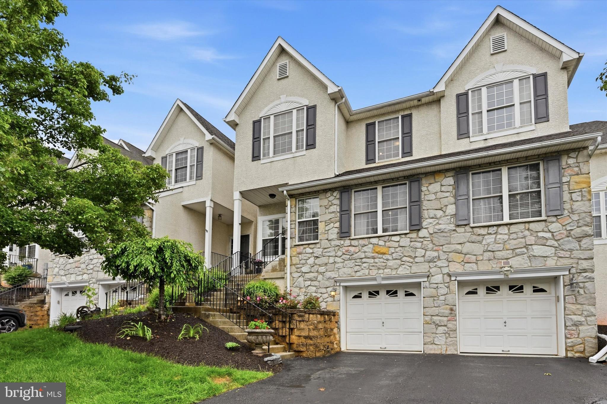 Welcome to 4 Lincoln Drive, a beautifully maintained interior townhome in desirable East Caln Township offering stylish updates, functional living space, and a convenient location. From the moment you enter, you’ll appreciate the warm hardwood flooring, versatile front living area, convenient first-floor powder room, and an open-flow layout designed for everyday living and entertaining. The spacious kitchen features a gas stove, ample cabinetry, an eat-in area, and a seamless invitation into the family room, creating the perfect open-concept gathering space. Upstairs, you’ll find the conveniently located second-floor laundry area alongside all three, spacious bedrooms. The primary suite offers vaulted ceilings, a private full bath with walk-in shower and vanity space, plus generous closet storage. Two additional nicely sized bedrooms share a full hallway bath. The fully finished lower level expands the living space even further with laminate flooring, an additional full bathroom, storage space, and direct access to the attached garage — ideal for a guest suite, recreation room, gym, or bonus living area. Outside, enjoy a charming rear patio with steps leading down to a small yard, perfect for relaxing or entertaining. Conveniently located near Route 30, the Thorndale train station, shopping, dining, parks, and everyday conveniences, this home also offers easy access to major employers and healthcare facilities including Chester County Hospital and Paoli Hospital. Residents enjoy proximity to local favorites throughout Downingtown and Coatesville, as well as nearby parks, golf courses, and commuter routes for easy travel to West Chester, King of Prussia, and Philadelphia.