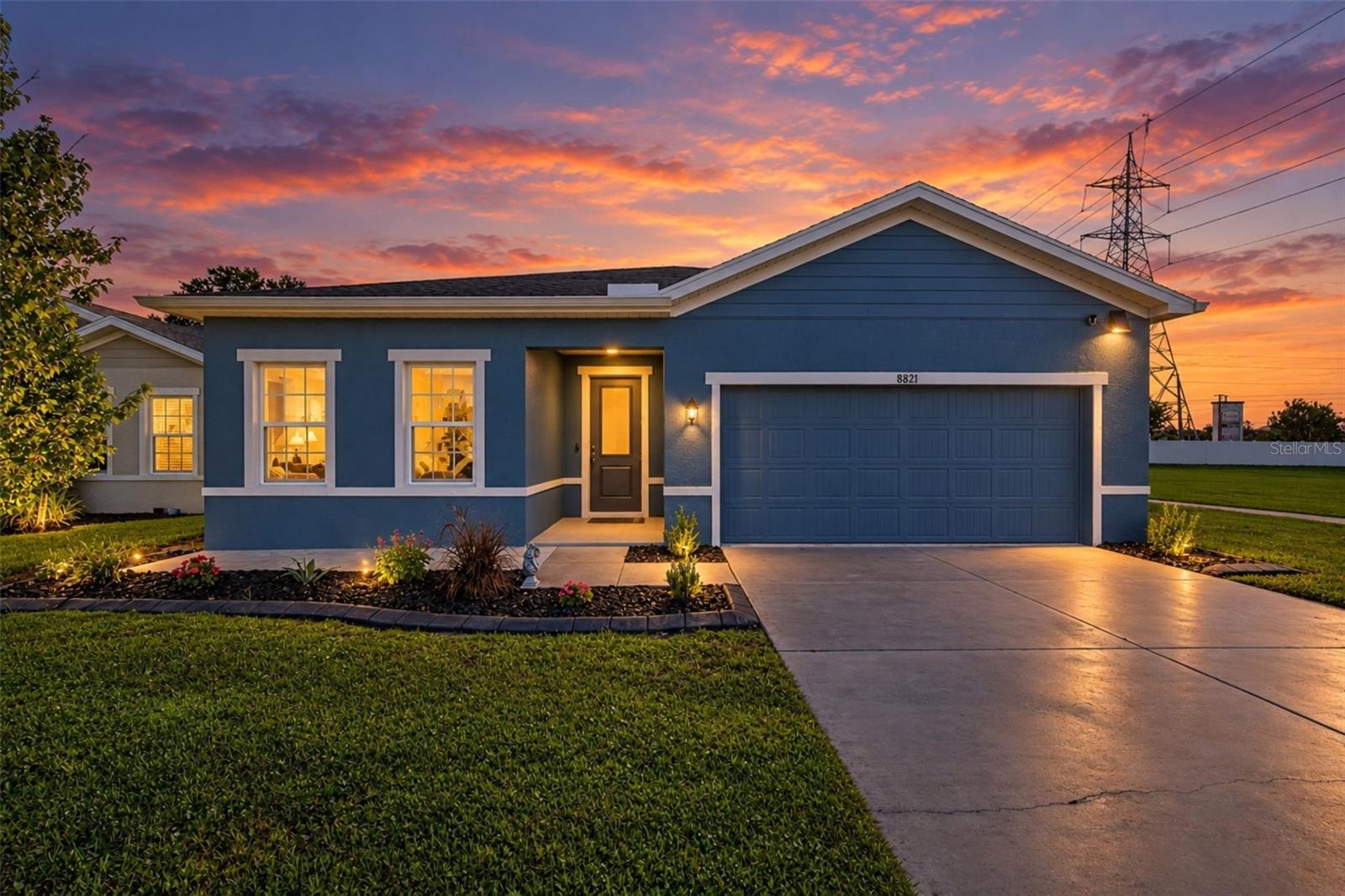 Welcome to this beautiful and meticulously maintained 4-bedroom, 2-bathroom pool home located in the desirable New Port Richey area. Built in 2020, this modern home offers 2,017 heated square feet of thoughtfully designed living space, 9-foot ceilings, and a spacious 2-car garage. From the moment you arrive, you'll appreciate the attractive curb appeal, lush landscaping, and pride of ownership throughout.Inside, the open and inviting floor plan creates an ideal space for both everyday living and entertaining. The spacious kitchen is designed for functionality and style, featuring 42-inch cabinetry, stainless steel appliances, ample cabinet and counter space, and a convenient layout that opens to the main living areas. The generous bedrooms provide comfortable accommodations for family, guests, a home office, or flex space.Step outside and discover your own private Florida retreat. The beautifully landscaped backyard features a privacy fence and an impressive newer heated saltwater pool complete with a sun deck, making it the perfect place to relax, entertain, or enjoy Florida's year-round outdoor lifestyle. The pool area is surrounded by beautiful travertine pavers, creating an elegant and low-maintenance outdoor living space. Whether you're enjoying your morning coffee poolside, hosting friends and family, or unwinding after a long day, this backyard is designed to be enjoyed.Additional features include French drains, a whole-house water softener and filtration system, and modern construction offering peace of mind for years to come. Best of all, **no flood insurance is required**, adding to the home's overall appeal and value.Conveniently located in an A-rated school district and close to shopping, restaurants, fitness centers, churches, hospitals, and everyday conveniences. This home offers the perfect combination of modern construction, desirable upgrades, private outdoor living, and an excellent location. Don't miss your opportunity to make this exceptional New Port Richey pool home your own!