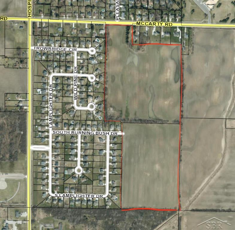 Developers Dream! Over 50acres of property in Saginaw Township with tons of potential and investment opportunity. Call The Kloha Group for further details.