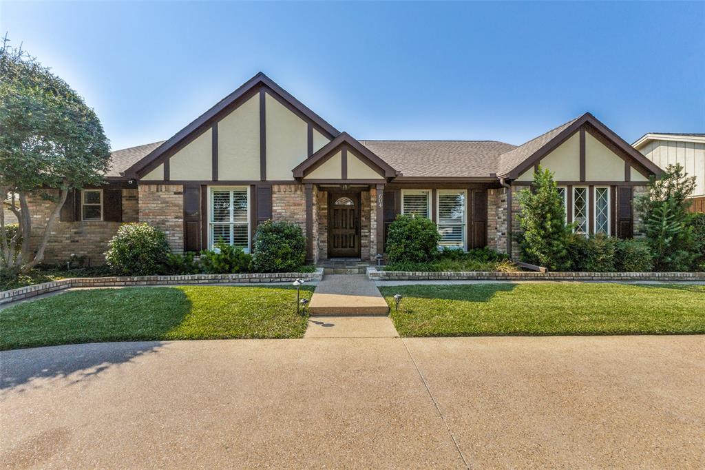This beautifully remodeled 3-bedroom, 3-bath home with an office blends thoughtful updates with modern comfort. Fully redone in 2020, it offers ensuite baths for each bedroom, making it easy for everyone to have their own private retreat. The open layout is filled with natural light and flows across rich wood floors, creating a warm and welcoming atmosphere. At the heart of the home is a chef’s and entertainer’s dream kitchen featuring a five-burner gas range, shaker cabinets, all KitchenAid appliances, triple bowl sink an oversized island perfect for gatherings, and a huge walk-in pantry with storage to spare.  The primary bedroom features a huge bath with separate shower and tub. Don't miss the primary closet with folding area. The attention to detail carries outside where Texas native landscaping adds charm and curb appeal, while the board-on-board 8-foot fence and covered pergola with ceiling fan and lights provide the perfect space to enjoy evenings outdoors or host friends in style. With a balance of functionality and character, this home offers a space that feels both practical and special, ready to be enjoyed for years to come.