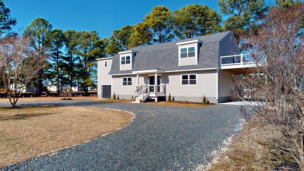 This fully renovated waterfront retreat in Schooner Bay, Onancock, combines engineered design with high-end finishes. Featuring two upstairs master suites with full baths plus two more bedrooms downstairs with a full shared bath. Also includes a 2 1/2 baths . Premium upgrades include a new roof with GAF Ultra HD shingles, LP Smartsiding, Harvey Classic windows, solid core interior doors, and LVP flooring. The gourmet kitchen shines with quartz countertops, custom cabinetry, tile backsplash, range hood, pot filler, and quality appliances. All systems—electric, plumbing, and HVAC—are brand new, highlighted by an efficient Bosch unit. Waterside living is enhanced by new first and second-floor decks, including a screened porch, creating the perfect blend of sophistication and waterfront charm.
