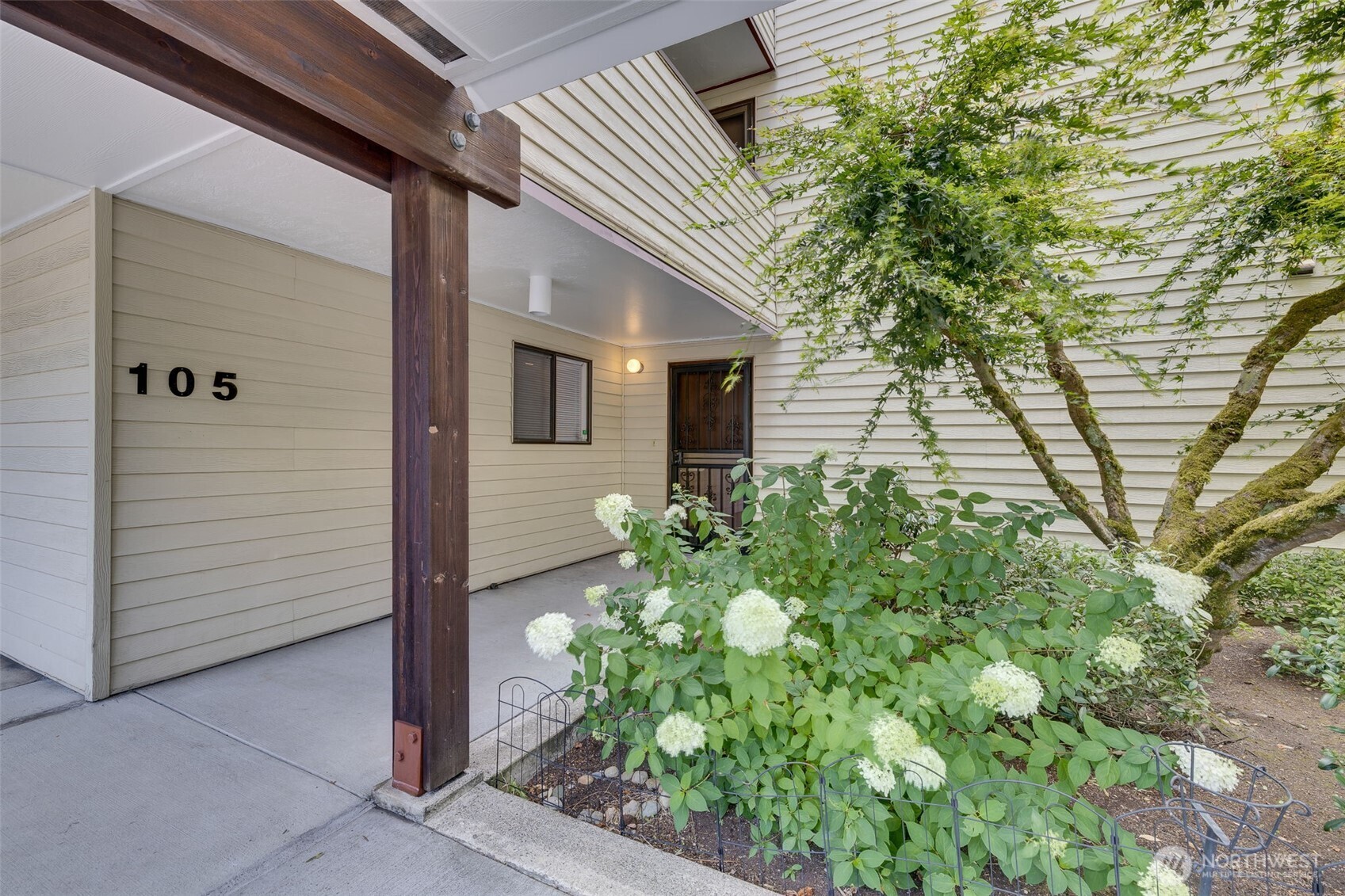 Situated on beautifully landscaped grounds this thoughtfully updated ground floor unit has much to offer! The spacious floor plan has two bedrooms w/ bathrooms. The Kitchen has newer appliances incl W/D, Stove, Microwave & Refer. Enjoy ground floor patio access to an extensive array of flowering roses & shrubbery showcasing an outdoor pool. The secure garage offers dedicated parking. The complex offers numerous additional amenities; club room, gym & sauna.Close to countless Edmonds amenities; restaurants, shopping, parks, library, arts, ferry, handy to busline & more. Possible first time Buyer interest buydown credit. Consult your Broker. Great value. Move-in Ready!