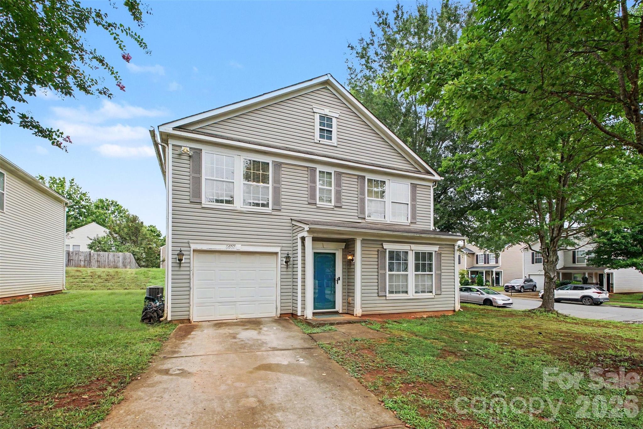 Welcome to the Oakbrooke neighborhood conveniently located in University City. Close to North Lake, essentials including shopping, Hwy 85, 485, & Uptown Charlotte, this well-maintained home is spacious and ready for its new owners to come and make it their own. This 3-bedroom, 2.5 bathroom provided ample space throughout. The first floor features a light and bright front dining area which may easily flex as an alternative space. This area flows into the main hall leading to a galley kitchen with a breakfast bar, overly sized pantry, breakfast dining area, expansive living area, and rear yard access. This floor also includes a half bath and access to the attached 1 car garage. As you head to the 2nd floor, you'll find a sun-lit loft perfectly situated for extra recreational space. This floor features the main hall bath, two generously sized secondary bedrooms, and a conveniently located upper floor laundry room right off of the Primary Suite. This suite is expansive and roomy enough to fit all of your furniture needs. The walk-in-closet has ample space and boasts even more natural light. Bring your vision to create the perfect back yard oasis. Come and see all that awaits you!