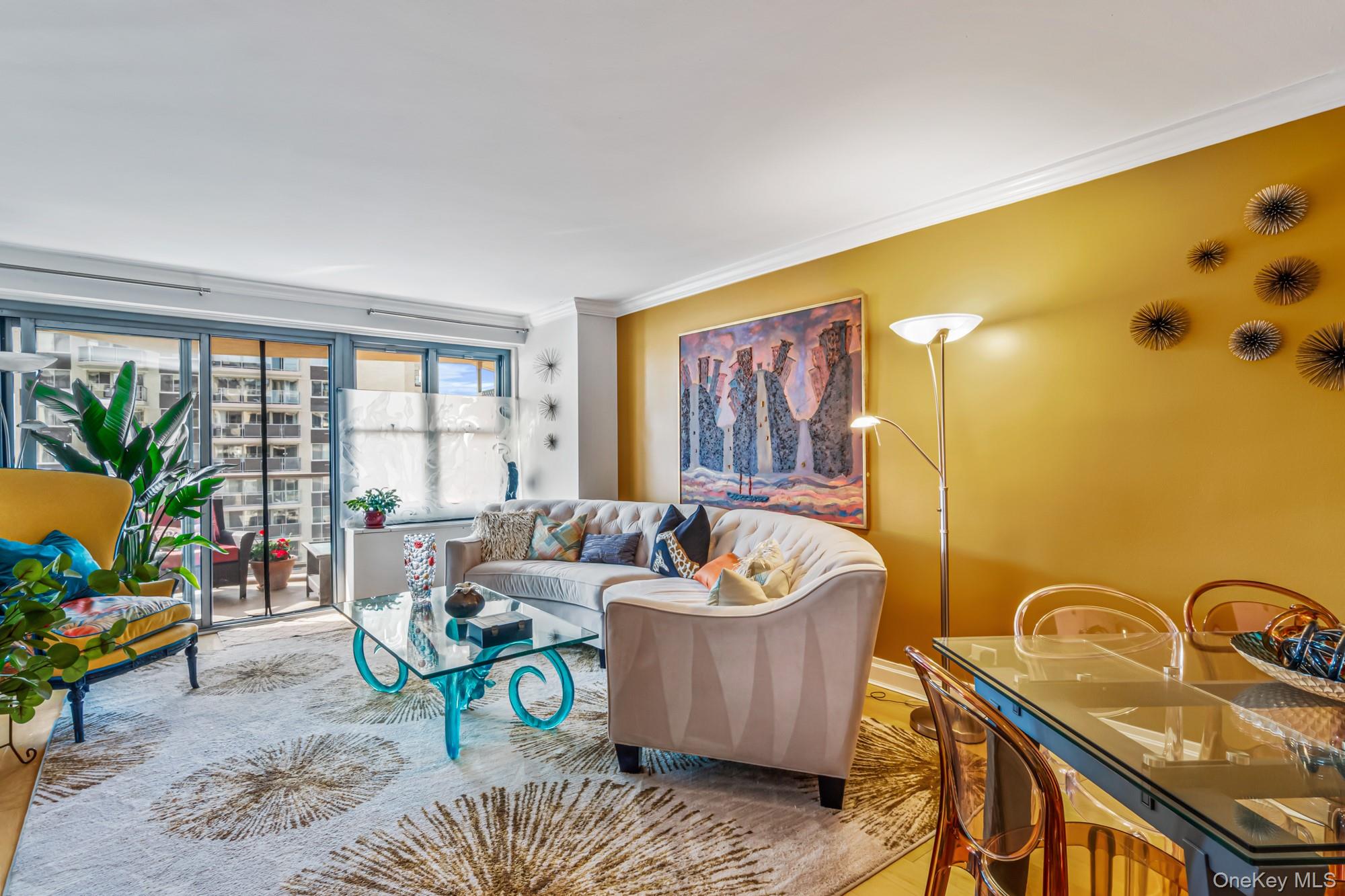 Luxury top-floor residence located in the beautiful Bay Terrace area in the heart of Bayside, NY. This gorgeous, renovated 2 bedroom, 2 full bath apartment offers designer custom-made built-in closets with elegant sliding doors to match a built-in black lacquer king headboard. In addition, there is a gorgeous built-in vanity and built-in shoe storage shelves.  BREATHTAKING water views along with spectacular sunrises and moon views from oversized balcony overlooking the Long Island Sound. Designed for modern luxury living, the home features a stunning chef's kitchen with granite countertops, custom cabinetry, gorgeous designer lighting and stainless steel top-of-the-line appliances. Both bathrooms are updated with full porcelain tile throughout and high-end hardware. The apartment is in absolute mint condition. Also, there are full-service building amenities including 24 hour doorman and security, valet parking for guests, on-site delicatessen, dry cleaning, beauty spa, laundry facilities, indoor garage and outdoor parking, outdoor heated swimming pool, brand new state of the art fitness center, tennis courts and Pickle Ball. Cable and special Spectrum package available. Cable and Internet $70 per month. Located in an excellent school district and close to shopping center, express bus service to Manhattan and easy access to the Long Island Railroad via NYCT bus which can also take you to Main Street for a quick Manhattan commute (under 30 minutes). A rare opportunity to own a turnkey luxury apartment with resort style amenities and unmatched views.