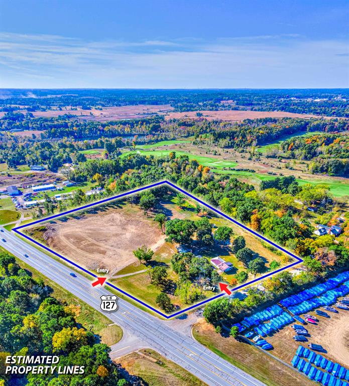 8.47 acres in Summit Township, 730' of Frontage on Interstate 127! The perfect spot for Industrial, Restaurant, Distribution Center, Service Business, Medical Business. Ideal location for your Business with Traffic Count of approx. 60,000 cars daily! This property offers 4 entrances, 2 on 127 and 2 on S Meridian Rd. Just 10 minutes to Brooklyn or the City of Jackson. Fiber Available. Over 25 Lakes w/in 10-mile radius. One Well, Natural Gas & Community Water connected to Fire Hydrant. On-going improvements to property include: several thousand yards of fill dirt has been brought in and ground leveled, trees and several buildings removed. Township zoning will authorize either Industrial or Residential Development, contact Summit Township re-zoning. Current use is Residential.