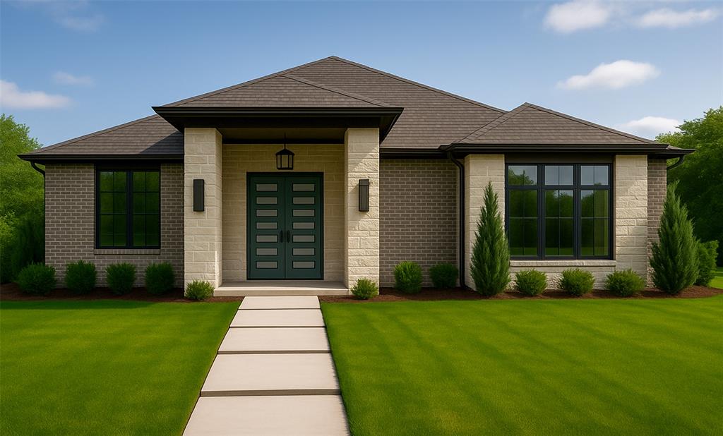 Step inside this striking contemporary home by one of Edmond’s most sought after builders, ideally located within the gated section of Cross Timbers. The Maple plan offers an expansive and thoughtfully designed layout, beginning with a dedicated entry hall that creates an immediate sense of arrival and openness.The heart of the home is the impressive kitchen, featuring a massive island ideal for gathering and entertaining, an enlarged pantry discreetly tucked behind the kitchen, a built in coffee bar, and refined finishes throughout the main living areas. Maple cabinetry extends to the ceiling, creating a clean, elevated look that complements the home’s modern design. Soaring 10 to 11 foot ceilings enhance the sense of space, while the living room is highlighted by a stunning beam accented cathedral ceiling that anchors the main living area.The private primary retreat is thoughtfully positioned along one side of the home and offers a spa inspired experience with an expanded walk in shower featuring dual shower heads, a private water closet, and a spacious primary closet conveniently connected to the utility room for everyday ease. On the opposite side of the home, generously sized secondary bedrooms are situated alongside a large hall bath, providing comfort and flexibility for guests or additional living needs.Additional features include 8 foot doors throughout, blinds, a full sprinkler system, fencing, and year round lawn maintenance, offering a low maintenance lifestyle in a beautifully maintained, gated community. This exceptional home blends modern design, comfort, and convenience in one of Edmond’s most desirable neighborhoods.