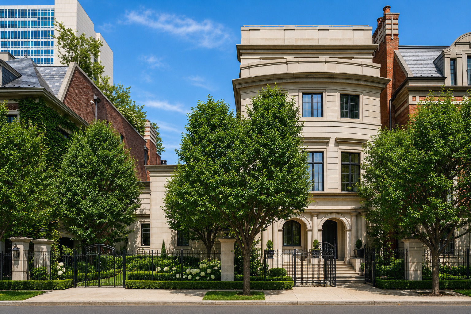 An extraordinary opportunity to own the largest home in coveted Kingsbury Estates, this one-of-a-kind residence spans an impressive 68-foot-wide lot and offers over 10,300 square feet of impeccably designed living space, plus an additional 4,200 square feet of exceptional outdoor entertaining areas. Delivering an unparalleled suburban lifestyle in the heart of the city, this estate combines grand scale, luxury amenities, and unmatched privacy within one of Chicago's most sought-after gated communities.    Designed for both lavish entertaining and comfortable everyday living, the home welcomes you with a stunning foyer leading to an elegant lounge and wine room-perfect for hosting unforgettable gatherings. A separate entertaining wing features a professional home gym with a resistance pool, additional living space, kitchenette, family room, bedroom suite, and private lower level accommodations.    The main living spaces are equally impressive, highlighted by a richly paneled library, expansive chef's kitchen, and sun-filled great room. The gourmet kitchen is outfitted with a 60" Wolf range plus additional cooktop, three Wolf ovens, double Miele dishwashers, built-in espresso machine, and steam oven. The adjoining breakfast nook and gathering spaces open seamlessly onto one of the home's massive terraces, complete with multiple lounging and dining areas, a resistance swimming pool, and outdoor fireplace.    Occupying its own private level, the luxurious primary suite offers a serene retreat with a private terrace, extraordinary custom closets, dual spa-caliber baths, coffee bar, sitting room or office/nursery, and convenient laundry. The upper level includes two additional ensuite bedrooms plus a flexible lounge or guest suite with kitchenette, terrace access, and secondary laundry area.    An interior staircase leads to the spectacular rooftop terrace featuring multiple entertaining levels, a second outdoor fireplace, and breathtaking panoramic city views. Additional highlights include a true theater room, expansive lower-level recreation spaces, elevator access to all floors, and an attached six-car garage-an exceptional feature rarely found in the city.    Located steps from parks, acclaimed dining, and the Riverwalk, this remarkable residence represents a rare chance to own the premier home in Kingsbury Estates.