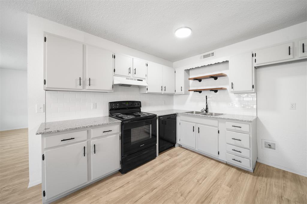 This Moore gem checks all the boxes—and then some. Fresh paint, sparkling new fixtures, new flooring throughout, new granite counters, new backsplash, brand-new stove and sink…the list goes on. Every bedroom has its own fan with a remote (no more fighting over settings), plus peace of mind updates like a newer HVAC system, newer water tank, brand-new roof and fresh exterior paint.

Bring your cars, trucks, and toys—this place was made for it. You’ll have a 2-car garage plus extended driveways on both sides (perfect for boats, RVs, or a basketball hoop) and extra concrete for trash bins tucked neatly away.

And the backyard? It’s huge, fully fenced, shaded by mature trees, and just waiting for BBQ nights, kids’ games, or pups to run free.

All of this in a fantastic neighborhood within walking distance to Moore High School. A move-in ready home with style, storage, and space to spare—don’t wait on this one.