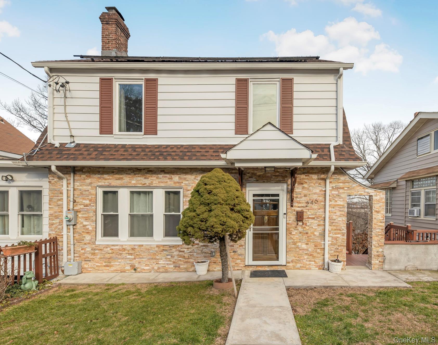 Move into this immaculate home that has it all.  A Stunning Colonial Single Family in Bryn Mawr-Lockwood section of Yonkers located just minutes away from Ridge Hill Mall.  This single home has been fully renovated in 2023 everything is top of the line from A to Z.     Living Room, Formal Dining Room, EIK with Island and stain steel appliances, 3 Bedrooms, 3 Baths and additional rooms to use.  A solar panel, washer and dryer, finished walk out basement, swimming pool and much more to use.