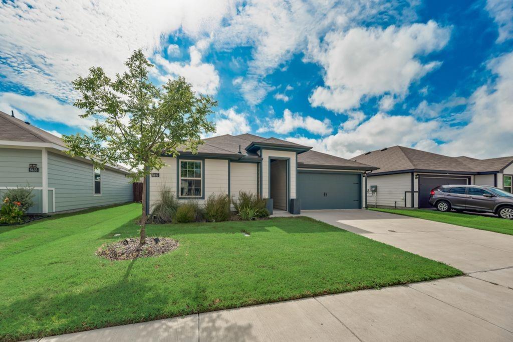 Welcome home to this beautifully maintained 3 bedroom, 2 bathroom home that's move in ready! Featuring an open concept floor plan, this home offers a bright and inviting living space perfect for relaxing or entertaining.The kitchen has stainless steel appliances, beautiful granite countertops, and a large kitchen island, opening into the living area. The spacious primary suite includes a private ensuite bathroom and a large walk-in closet, providing comfort and plenty of storage. Two additional bedrooms are nicely sized and offer flexibility for all your needs. The kitchen comes complete with a refrigerator, and for added convenience, a washer and dryer are also included, making your move even easier.Step outside to enjoy the large, fully fenced backyard, covered patio, offering plenty of space for outdoor activities, entertaining, or simply unwinding after a long day. HOA amenities includes community pool and park! Conveniently located near shopping, dining, schools, and major highways, this home combines comfort with accessibility. Don't miss the opportunity to lease this beautiful home schedule your showing today!