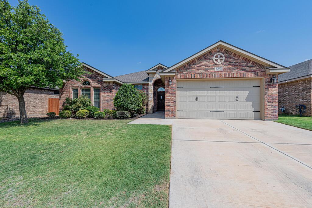 HEATED POOL + HOT TUB on an OVERSIZED LOT in Legacy! This stunning 4BR/2BA home features a bright open-concept layout, 2 living areas, fireplace, granite counters, crown molding & designer fixtures. Island kitchen offers a gas range, stainless appliances & great storage. Sequestered primary suite includes soaking tub, separate shower & spacious closet. Enjoy multiple pergolas, fruit trees, manicured landscaping & NO BACK NEIGHBORS! Convenient access to Loop 250 & Hwy 191.