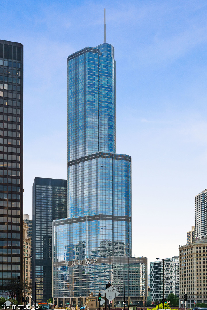 Introducing unit 84F - the epitome of urban sophistication in the heart of River North. This meticulously gut-rehabbed residence designed by renowned modern architect Eric Cobb caters to the discerning buyer, offering a fusion of sleek design and breathtaking views unlike any other in Chicago that are sure to leave you speechless. Every detail has been carefully curated to create an atmosphere that exudes modern elegance with a seven figure renovation that spared no cost. The open floor plan seamlessly integrates the living, dining, and kitchen areas, providing the perfect backdrop for entertaining guests or enjoying a quiet night in. Featuring Bowers & Wilkins recessed speakers, Sonos in-ceiling speakers, Savant Host control system, Lutron Homeworks lighting, and a shade and temperature control system. The white kitchen is completely updated, with Miele and Subzero appliances, stone countertops, premium finishes, and ample storage. Whether you're hosting a dinner party or preparing a casual meal for one, this kitchen is as functional as it is stylish including a custom wine wall storage/display with a 380 bottle capacity. The bedroom is a private oasis, offering a tranquil retreat with panoramic views of the city lights and lake. Electronic room darkening shades for those late mornings. The bathroom is a spa-like sanctuary, with high-end fixtures, a European shower with Moen digital controls, custom stainless steel jetted tub by Diamond Spas, Toto Neorest integrated toilet with advanced washlet, and a professionally organized closet space. One of the standout features of this unit is the floor-to-ceiling windows that frame the drop-dead views of the iconic Chicago skyline, lake and river from every room. Nightfall brings a whole different experience with twinkling lights of the entire cityscape looking North, direct East and South. Situated in a prime location, this residence provides easy access to the vibrant nightlife, upscale dining, and cultural attractions that Chicago has to offer. Additionally, the building's amenities include a fitness center, concierge service, and access to hotel services, ensuring that every aspect of your lifestyle is catered to. For the person who seeks a combination of style, convenience, and breathtaking views, this residence is the perfect match. 1 prime parking space included.
