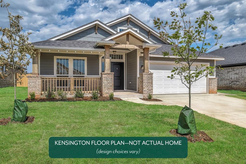 This home features an open layout, private study, and covered back patio. This plan also includes a mudroom off the garage entry to help maximize storage. The kitchen includes gorgeous quartz countertops, a walk-in pantry, and built-in appliances with a gas range. The main living areas feature durable hard surface flooring. The primary bedroom is spacious, and the primary bath includes a quartz vanity with dual sinks, a free-standing tub, a tiled shower, and a walk-in closet.

Energy efficiency is guaranteed through our partnership with Environments for Living, ensuring predictable heating and cooling costs with potential reimbursement if usage exceeds expectations. With our Your Way incentive, you can enhance your home with options like a storm shelter, full home blinds, or apply the credit toward closing costs or interest rate buy-downs.

Located in the sought-after Deer Creek school district. This community will allow you to get anywhere in the city in a timely manner. Knox Farm features beautiful well-lit sidewalks for evening strolls around the community and a playground plus a splashpad with fun equipment for all ages.

Included features:
*Peace-of- mind warranties
*10-year structural warranty 

*Guaranteed heating and cooling usage on most Ideal Homes

*Fully landscaped front & backyard 

*Full Guttering

*Fully fenced backyard.
Floorplan may differ slightly from completed home.