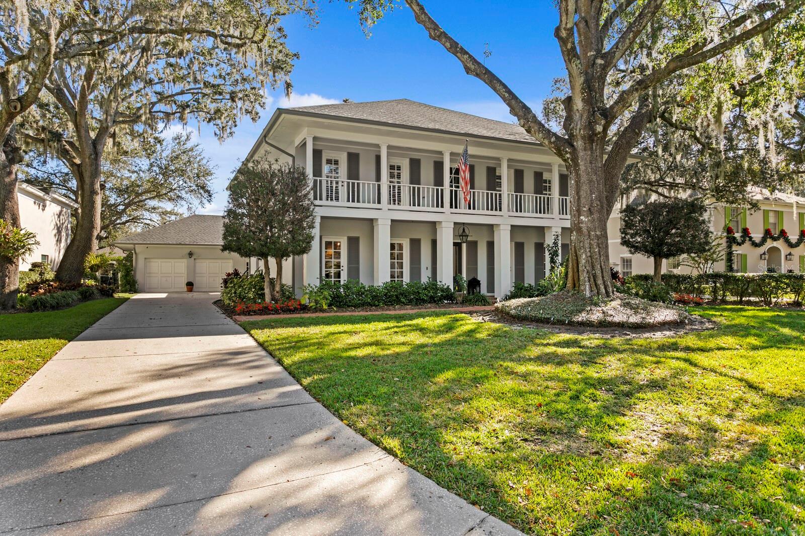 TRADITION. LOCATION. LIFESTYLE. CALL TO EXPERIENCE ALL THREE! Step into Southern charm in this beautifully updated Thompson East home, perfectly positioned at the beginning of a quiet cul-de-sac in one of Carrollwood’s most desirable communities. Offering 2,870 square feet of living space, this two-story residence features a screened pool with covered lanai, inviting indoor and outdoor living areas, and a thoughtful floor plan designed for everyday comfort and entertaining.• DESIRABLE THOMPSON EAST COMMUNITY: Renowned for its tree-lined streets, mature oak canopy, and established character, Thompson East offers a true sense of community and stands among the most desirable neighborhoods in the Carrollwood and Lake Magdalene area.• CLASSIC DESIGN & FUNCTIONAL LAYOUT: Featuring 4 bedrooms, 3 full baths, and 2 half baths, including a pool half bath located outside, this home offers main living areas on the first floor and all bedrooms upstairs. The screened pool and covered lanai provide year-round enjoyment and seamless indoor-outdoor living.• INTERIOR SPACES: Wood floors flow throughout both levels, complemented by beautiful moldings and updated lighting. Formal living and dining rooms offer elegant entertaining spaces, with French doors from the dining room opening to the front porch, and French doors from the family room and kitchen opening to the covered back porch and pool area.• KITCHEN & FAMILY GATHERING AREA: The kitchen features wood cabinetry, granite countertops, stainless steel appliances, cooktop, butler’s pantry, dinette, and seamless flow into the family room. The family room offers custom built-in shelving and cabinetry along with a convenient half bath with custom vanity.• UPSTAIRS LIVING: The primary suite features an updated bathroom with dual vanities, walk-in shower with a separate soaking tub, and walk-in closet. Two additional bedrooms share a Jack and Jill bathroom, while the fourth bedroom offers an en-suite renovated bathroom and balcony access, ideal for guests.• OUTDOOR LIVING: Enjoy Florida living at its best with a fully screened pool and covered lanai, perfect for entertaining or relaxing year-round. A dedicated pool half bath adds convenience, and lush landscaping enhances the private backyard setting.• NOTABLE UPDATES: Since the seller purchased the home in 2020, the following improvements have been completed: shingle roof replacement 2020; interior painting; wood flooring and stair runner replacement; garage floors finished; most bathrooms renovated including the primary and en-suite baths; one electric AC unit approximately 4 years old and regularly serviced by Caldeco Air Conditioning; and front door replaced.• CONSTRUCTION & FEATURES: Two-story concrete block construction, oversized two-car garage, irrigation system, water softener, Flood Zone X, and security system.• PRIME LOCATION: Convenient to shopping, dining, and major highways, and located near Carrollwood Day School, one of Tampa’s top private schools, nationally recognized for academic excellence and its International Baccalaureate (IB) curriculum serving Pre-K through 12th grade.• A HOME TO REMEMBER: A rare opportunity to own a beautifully maintained home in Thompson East, offering comfort, character, and a cul-de-sac setting in one of Carrollwood’s most established neighborhoods.