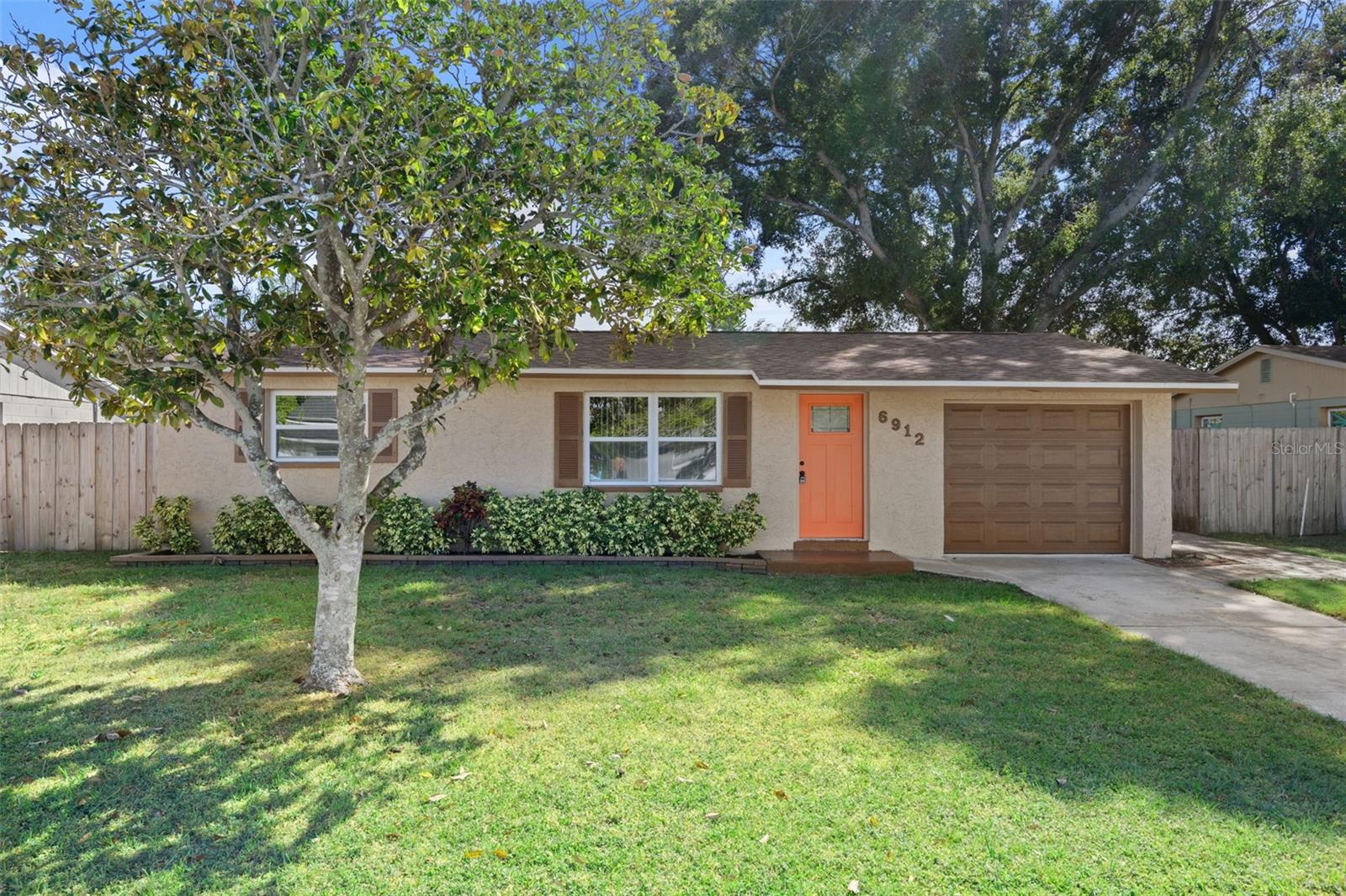 Move-In Ready & Fully Updated Home – A First-Time Buyer’s Dream! Welcome to this beautifully updated and meticulously maintained home - perfect for first-time buyers or anyone looking for hassle-free living! Features & Highlights: Completely Updated Interior: Modern finishes, neutral colors, and a clean, contemporary aesthetic throughout. NO CARPET: Gorgeous Luxury Vinyl Plank flooring flows through the entire home, making cleaning and maintenance a breeze. Stylish Kitchen: Equipped with stainless steel appliances, a built-in microwave, and a side-by-side refrigerator with ice and water dispenser. The adjoining dining area includes a beautiful natural wood shelf sliding glass door that opens to the spacious, fully fenced backyard—ideal for entertaining or creating your personal outdoor oasis plus gardening beds if you fancy gardening. Updated Bathroom: Features decorative wall tile in the tub/shower combo and elegant chrome and brushed nickel fixtures. Recent Upgrades LVP flooring, kitchen & bathroom fixtures, cabinets & countertops, A/C 2020, energy-efficient double-pane windows were installed in 2020. Roof 2025. Additional Perks: Solid block construction and not in a flood zone.  This home is a true gem and won’t last long on the market. Schedule your private tour today and make it yours! Multiple Offers. Please submit your highest and best by 10/25 5pm.