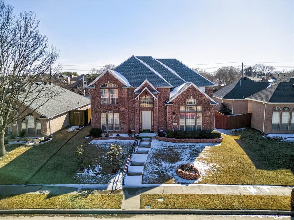 Welcome to your home:  five-bedroom, four-bathroom over 3,872 sq. ft. Former DR Horton model home s luxury, comfort, and functionality, all in one of Plano’s most desirable neighborhoods.From the moment you step inside, you’re greeted by soaring ceilings and an airy, open-concept layout that flows effortlessly from room to room: ideal for both everyday living and entertaining.At the heart of the home is a  kitchen featuring a gas cooktop, center island, and walk-in pantry, perfect for culinary enthusiasts and casual cooks alike. The kitchen opens to both a formal dining room and  breakfast area, making it easy to host gatherings or enjoy relaxed family meals.The spacious living room showcases a gas-burning fireplace and connects to an adjoining TV room, creating an expansive setting for hosting large parties. A private playroom or flex space adds versatility for work, hobbies, or guests.Step outside to a fully concrete backyard designed for low maintenance, complete with a built-in greenhouse and an 8-foot privacy fence, offering both security and seclusion.The downstairs bedroom with an attached bathroom includes grab bars in the tub: ideal for guests or multi-generational living. A nicely designed laundry room features gas dryer connections and ample cabinetry. The climate-controlled garage offers flexible use as additional living space or storage, complemented by covered exterior parking and private electronic gates.Upstairs, the primary suite is a true retreat, featuring a spa-inspired bathroom with a separate shower, dual vanities with excellent lighting, and a generous walk-in closet. Three additional bedrooms are filled with natural light and thoughtfully designed for comfort. One corner bedroom includes a private in suite bathroom, while an additional full bath is conveniently located in the hallway.This stunning home offers space, style, and thoughtful upgrades throughout—perfect for modern living and unforgettable entertaining.