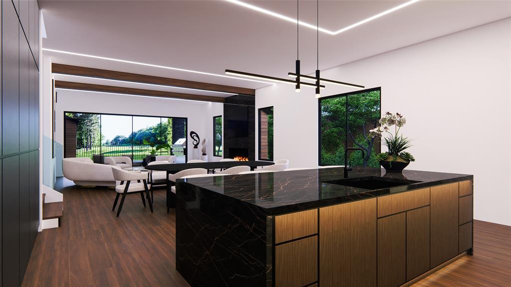 Modern luxury living with breathtaking golf course views.Ideally situated next to Bent Tree Country Club, this contemporary residence offers a refined open-concept design perfect for today’s homeowner. The thoughtfully designed layout features a spacious prep pantry, a sleek glass-enclosed office, and an inviting backyard patio ideal for entertaining. Upstairs, enjoy a game room with a bar and a secondary primary suite showcasing serene golf course views. With clean lines, modern finishes, and an exceptional location, this home presents a rare opportunity to own a statement property in one of the area’s desirable communities.