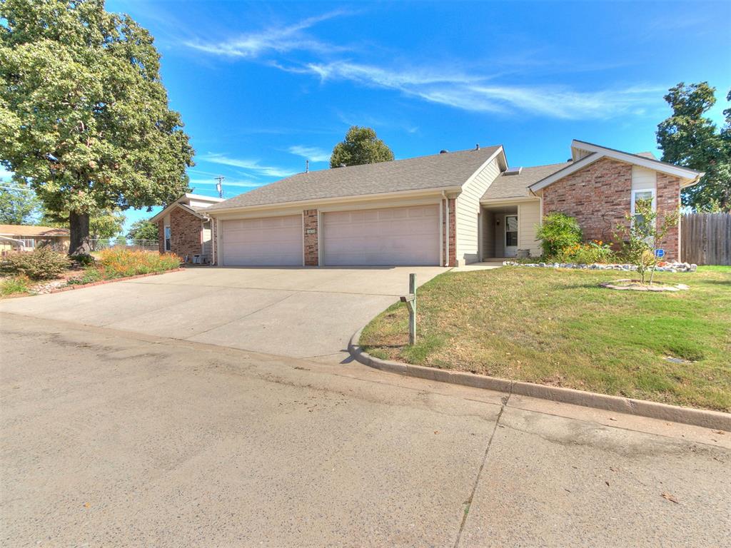 This well-maintained duplex in west Oklahoma City offers exceptional flexibility for both investors and owner-occupants. Each side features two bedrooms, two full bathrooms, and an open living area with vaulted ceilings, skylights, and a cozy wood-burning fireplace. The interiors are filled with natural light and offer large closets, in-unit laundry hookups, and open, functional layouts. One side has been tastefully updated with stained concrete flooring, a remodeled kitchen, newer appliances, and modern fixtures, while the other has been well kept and ready for personalization. Each unit includes its own private two-car garage—providing secure parking, storage, and a feature rarely found in duplex properties.

The property totals approximately 2,480 square feet and sits on a quiet cul-de-sac lot of 6,721 square feet. Pride of ownership is evident throughout, with a new roof installed in 2019, upgraded siding and insulation for improved energy efficiency, and a below-ground storm shelter for peace of mind. The yard is beautifully landscaped with rock borders, colorful flowers, trimmed shrubs, and mature trees that create an inviting, low-maintenance setting. Both units have fenced backyards with private patios ideal for relaxing or entertaining outdoors.

All utilities are separately metered, and the property will be delivered vacant at closing, allowing for full flexibility. Local comparables support market rents in the $1,150 to $1,350 per month range per side, providing excellent cash flow potential. Located minutes from I-40, Westgate Marketplace, OKC Outlets, and major employers, this property combines accessibility with long-term stability in a sought-after area served by Putnam City Schools.

Whether you plan to live in one side and lease the other or operate both units as income property, 1630 Kavel Drive offers lasting value, thoughtful updates, and strong returns in one of Oklahoma City’s most convenient and well established westside neighborhoods.