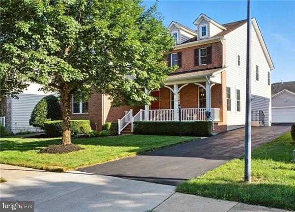 Open House Saturday, February 28th from 2:30pm - 4:30pm AND Sunday March 1st from 11am - 1pm!  Welcome home to this beautiful KB Homes Chestertown model in the highly sought after Martin’s Chase community.  This home features 5 bedrooms, 3.5 bathrooms and an oversized 2 car garage on a quiet street. Wonderful gourmet kitchen with upgraded cabinets, granite counters, stainless steel appliances, a center island, a breakfast room and a large butler’s pantry. An inviting and cozy living room with a gas fireplace is situated off the kitchen. Completing the main level are a lovely dining room with crown, chair and shadow box moldings, a great den and spacious home office.  Venture upstairs to the wonderful luxury owners suite with a tray ceiling, oversized walk-in closet, separate linen closet, luxury owners bath with soaking tub with jets, separate shower and dual vanities. 3 large secondary bedrooms, a full bathroom and laundry room complete the upper level. Ascend downstairs to the updated lower level, which features a large recreation room preplumbed for a wet bar, a huge in-law/au pair suite, a full bathroom and an exercise room. This property has an inviting front porch, over 5000 finished square feet, 10 foot ceilings, EV charger and more. Recent updates include new hardwood flooring in the office, formal dining room and living room (2025), refinished hardwoods on the main level (2025), finished 2 additional rooms in the lower level & bathroom tiles (2023), luxury vinyl plank flooring in the basement (2023), remodeled upper hall full bathroom (2023), huge flagstone patio with french drains (2023) and more.Wonderful school zone with Independence High, Watson Mountain ( 6th & 7th grade ),Brambleton Middle ( 8th grade ) & Sycolin Elementary. Just a few miles from Brambleton Town Center, Fleetwood & Hartwood Wineries, Brambleton golf course, Metro Silver Line Loudoun Station and the new Reservoir Park with fishing, biking and kayaking! Don't miss the opportunity to make this amazing property your next home. Schedule a showing today!